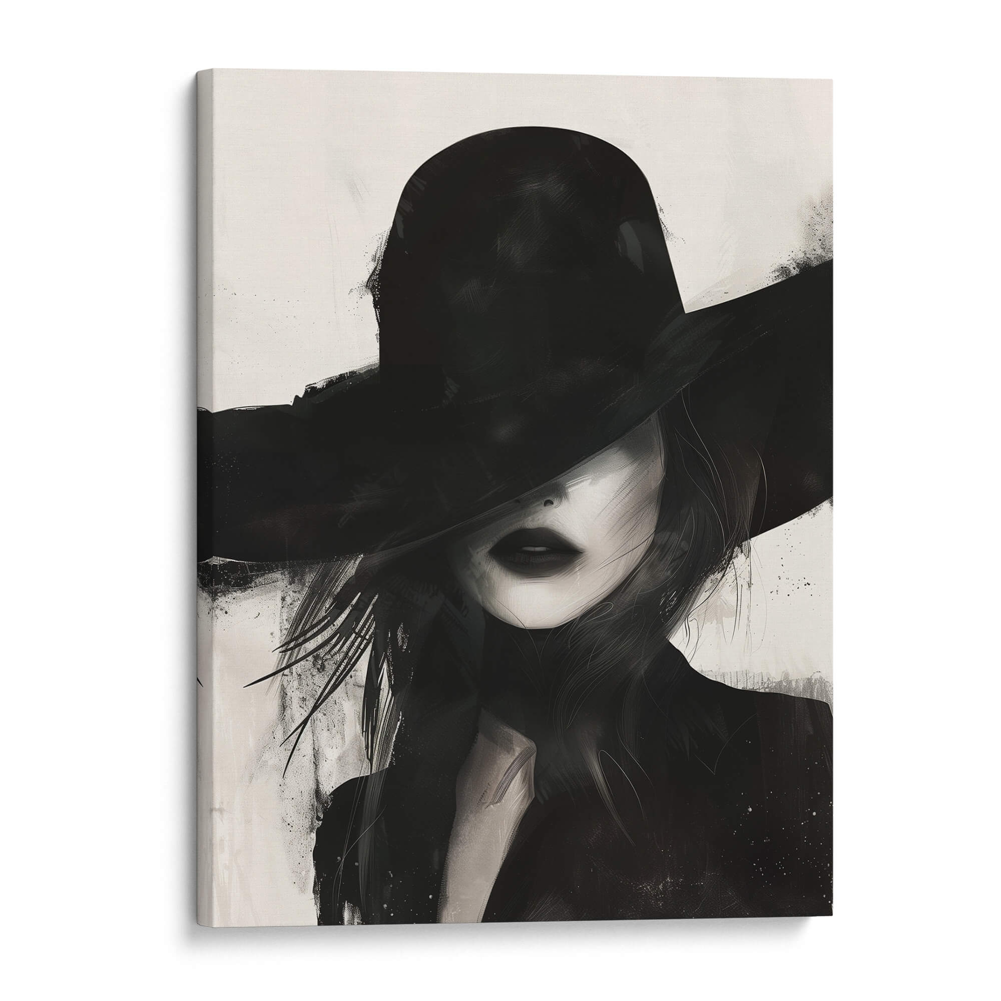 Noir Femme Canvas Print