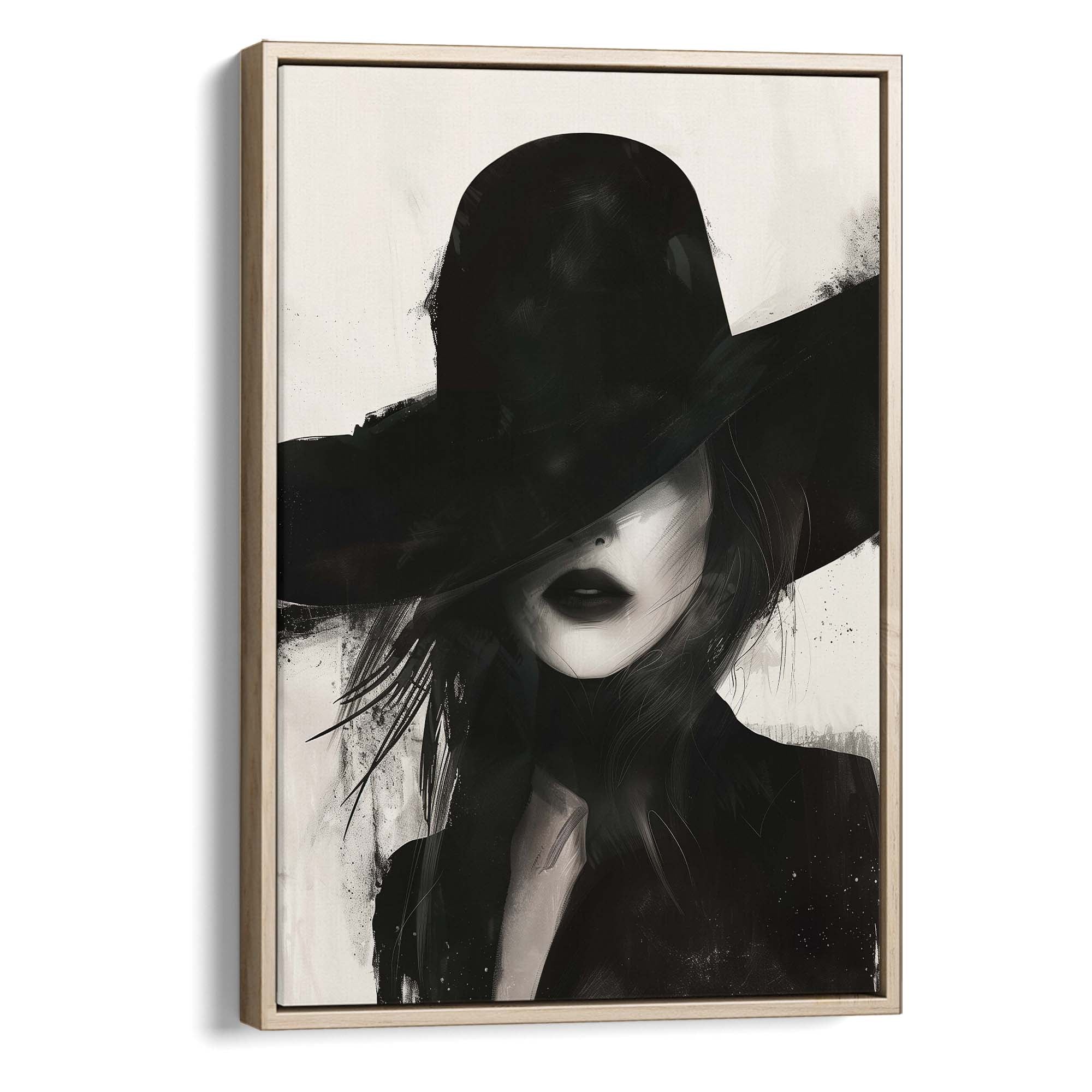 Noir Femme Canvas Print