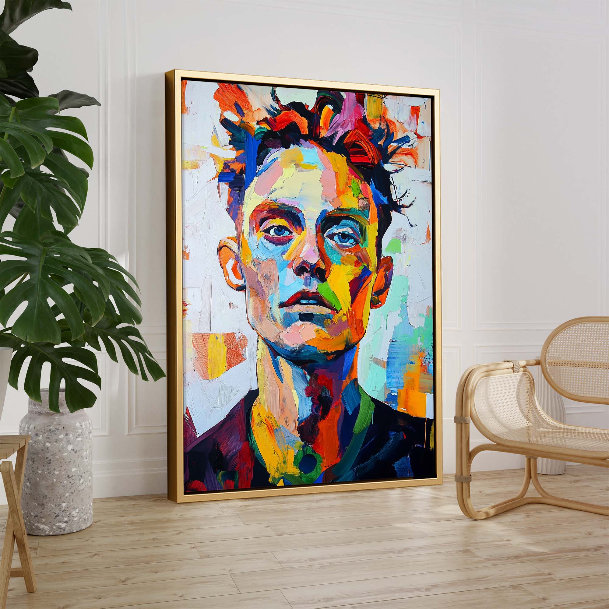 Patchwork Portrait Canvas Print Canvas Art Wildfrog Art