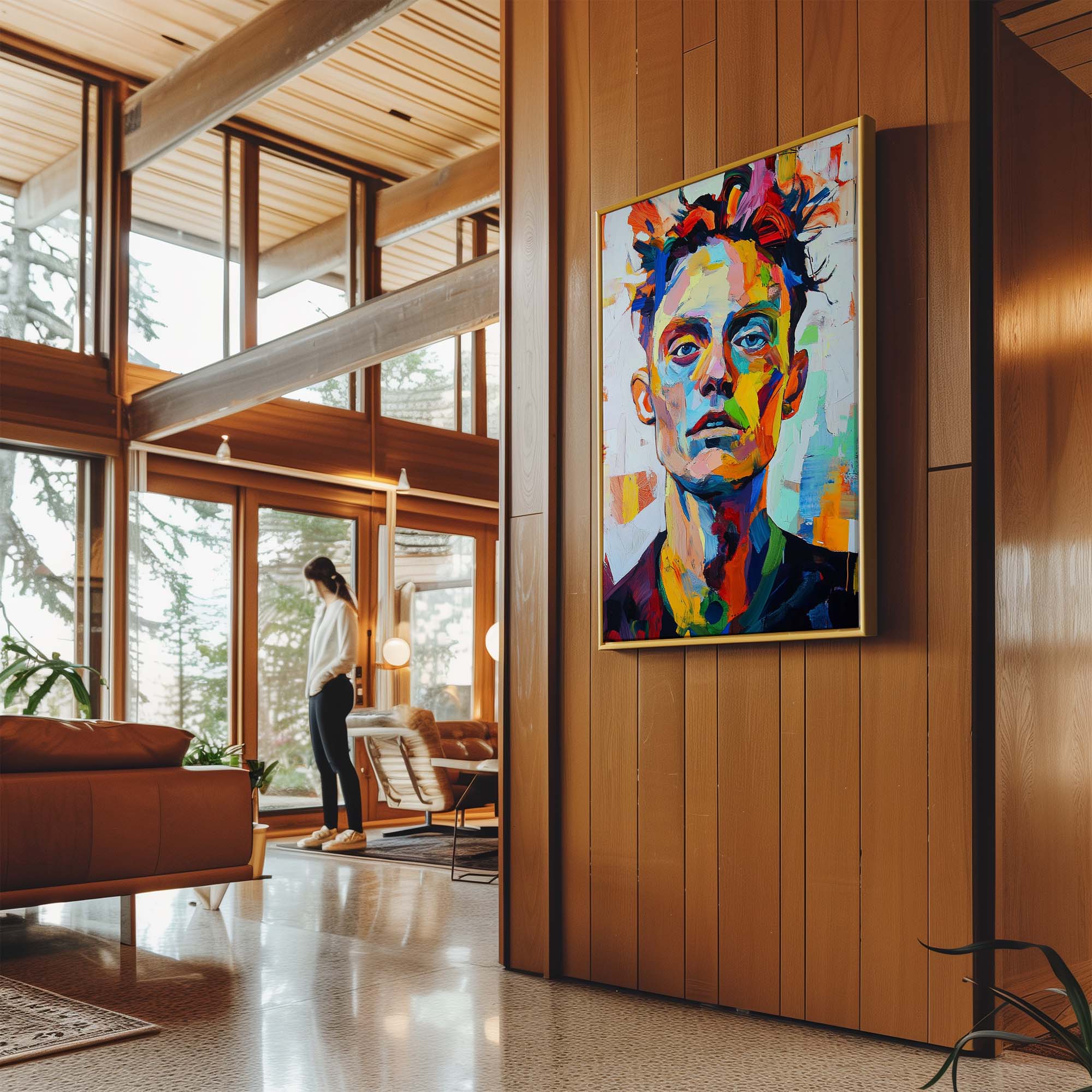 Patchwork Portrait Canvas Print Canvas Art Wildfrog Art