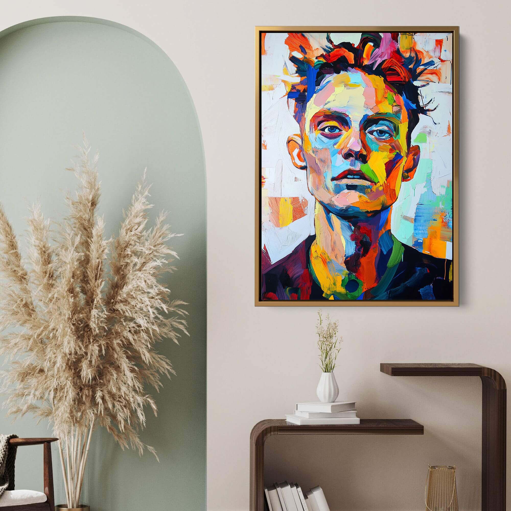 Patchwork Portrait Canvas Print Canvas Art Wildfrog Art