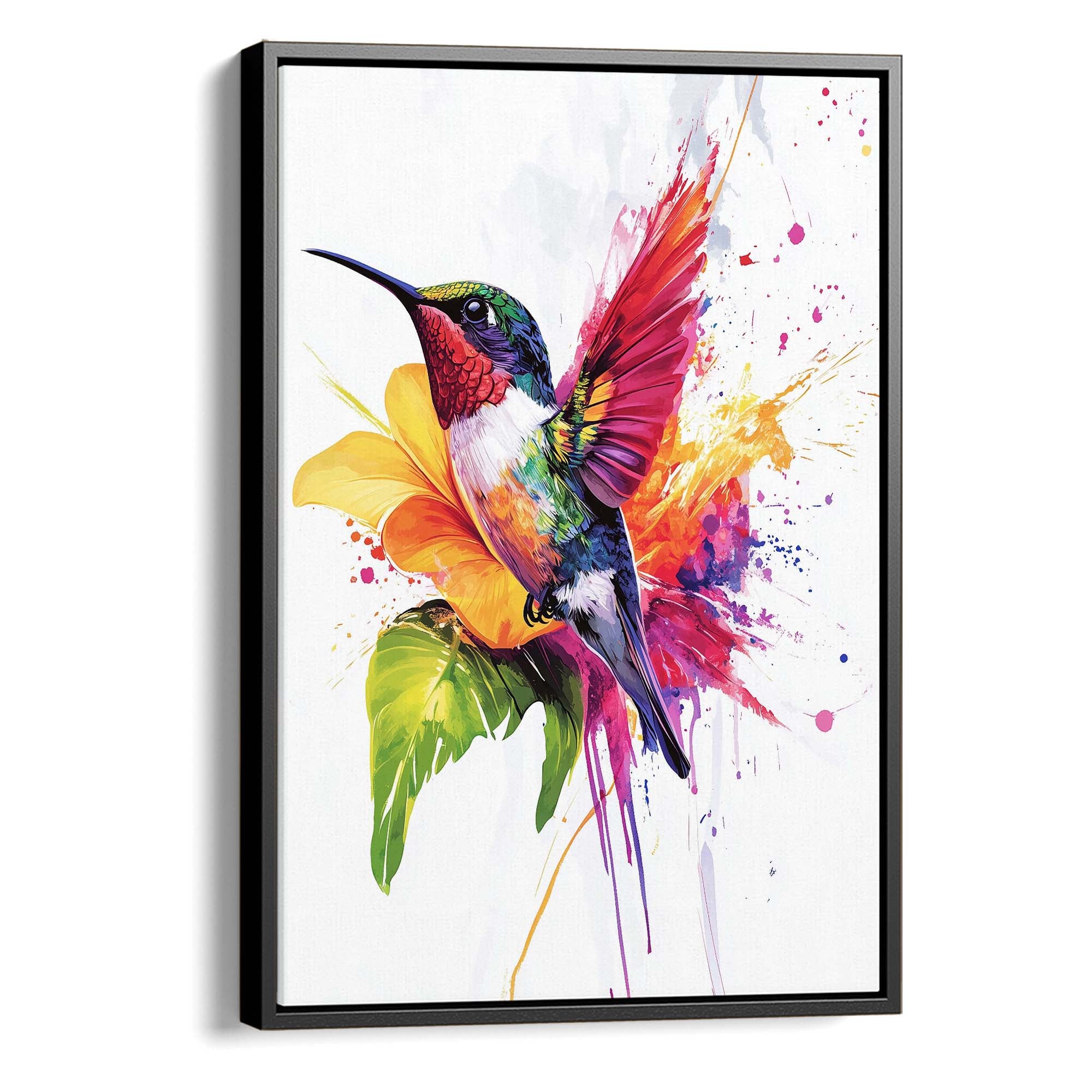 Rainbow Hummingbird No.2 Canvas Print