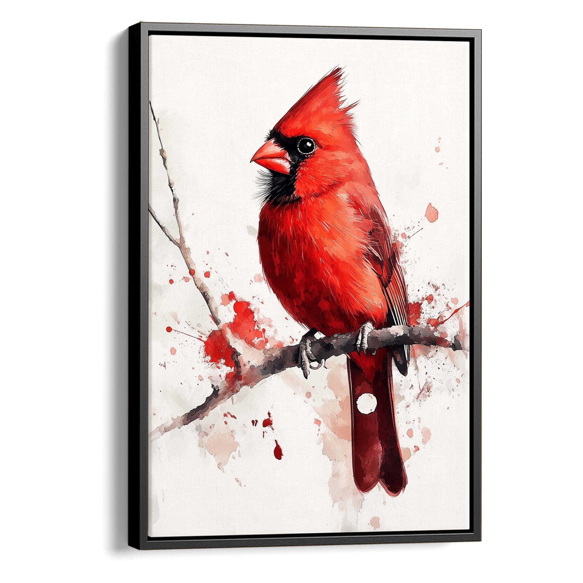 Red Branch Cardinal Canvas Print