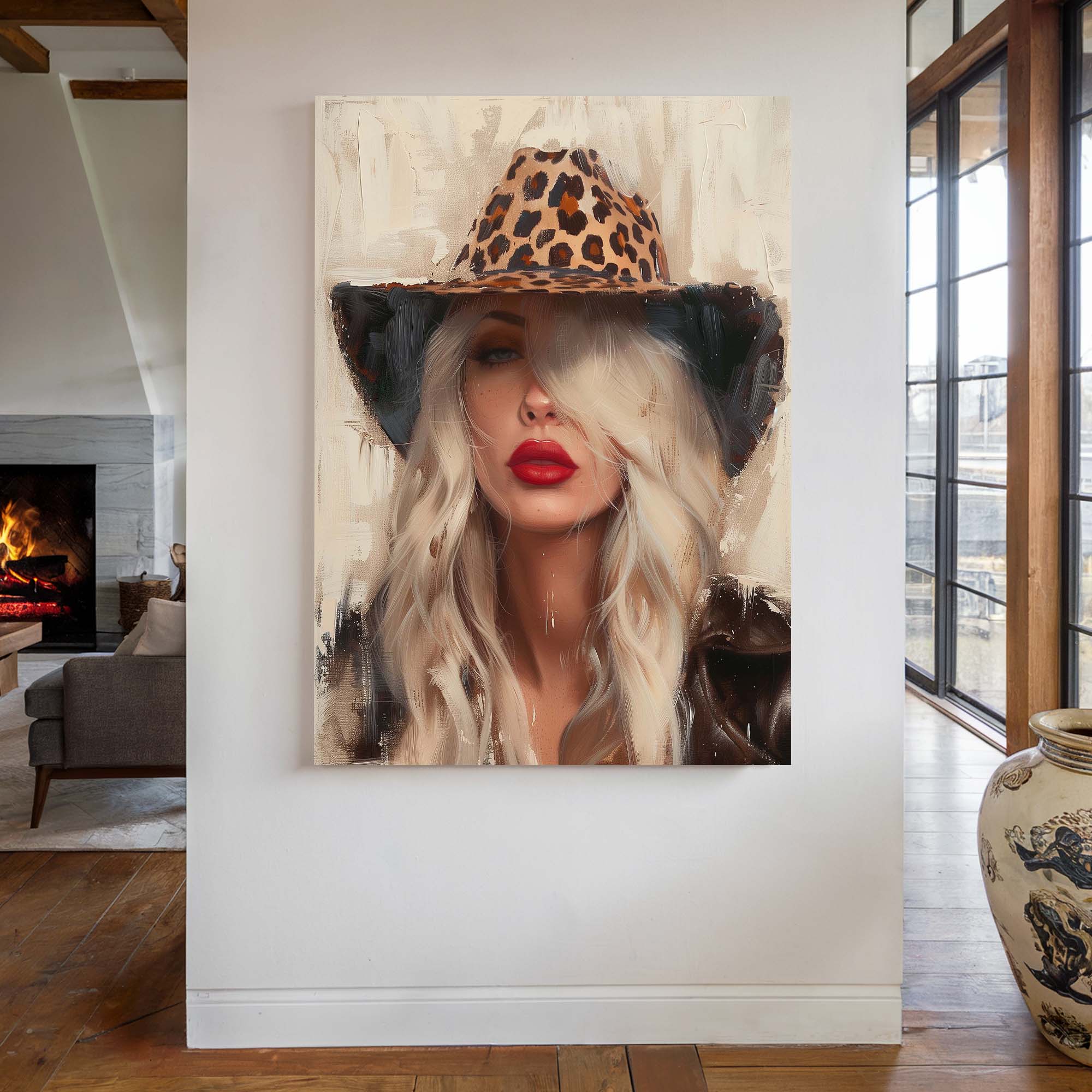 Red Rebel Canvas Print