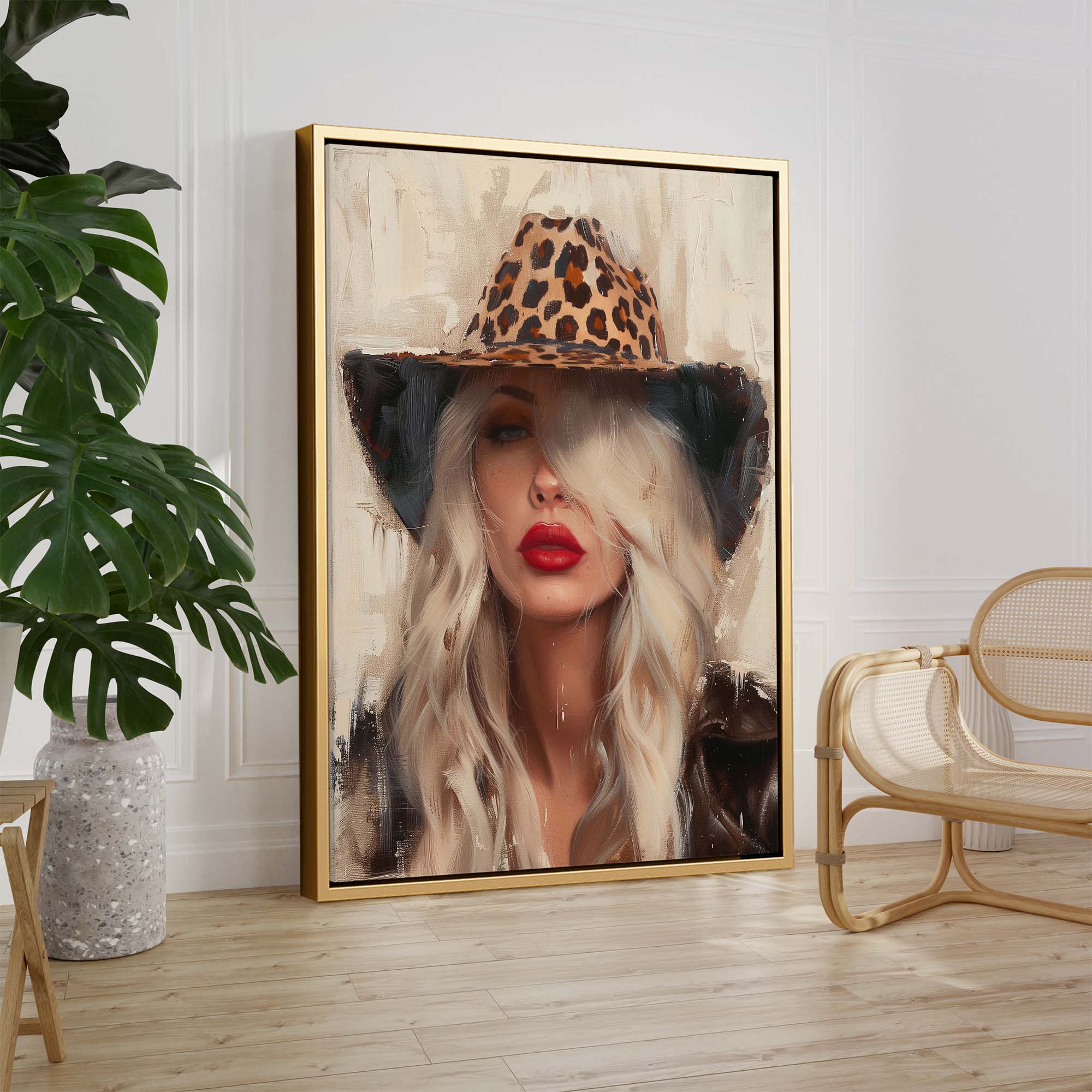 Red Rebel Canvas Print