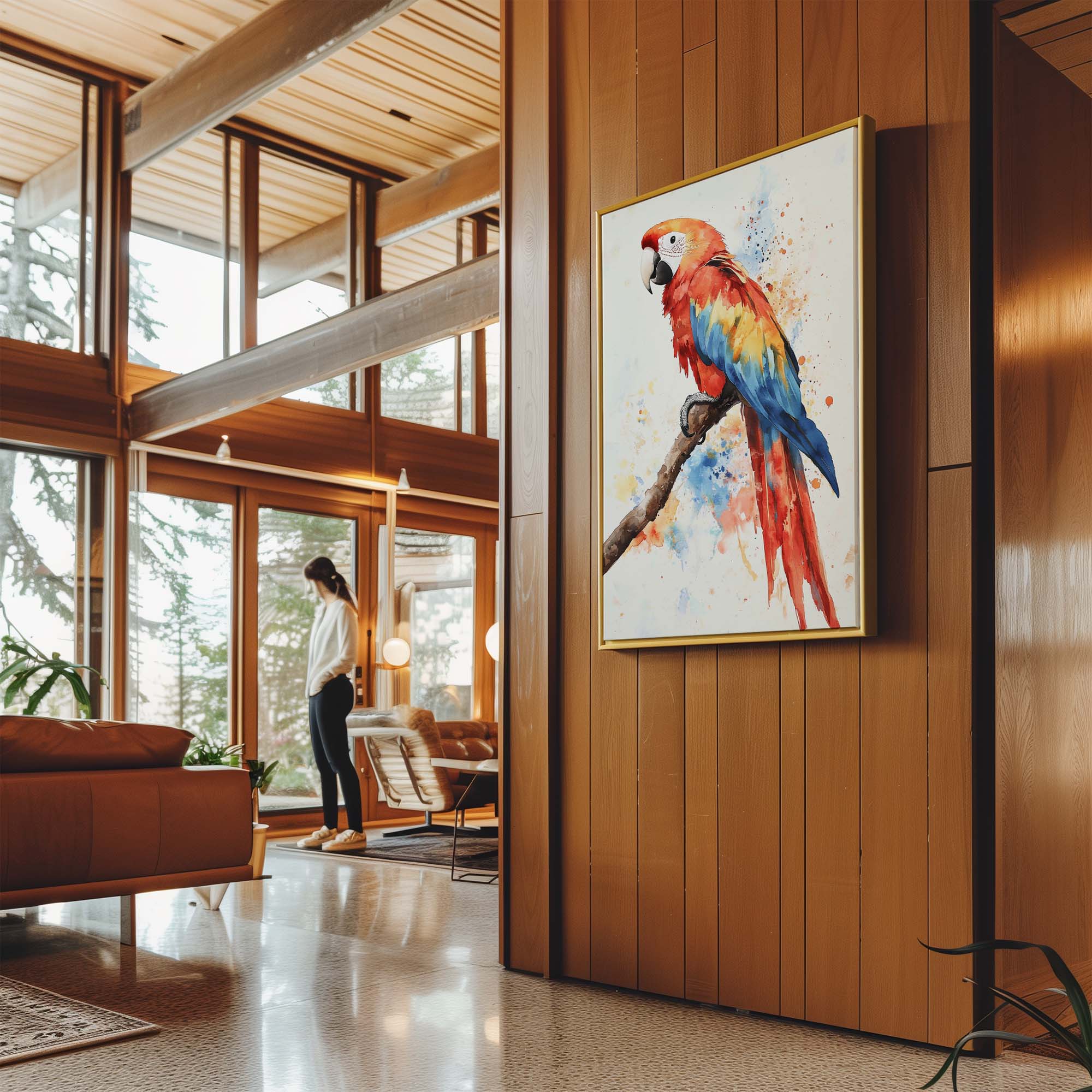 Scarlet Macaw No1 Canvas Print