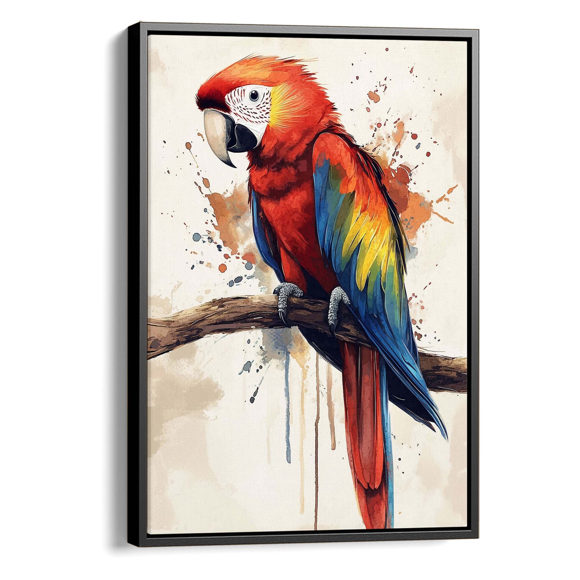 Scarlet Macaw No2 Canvas Print