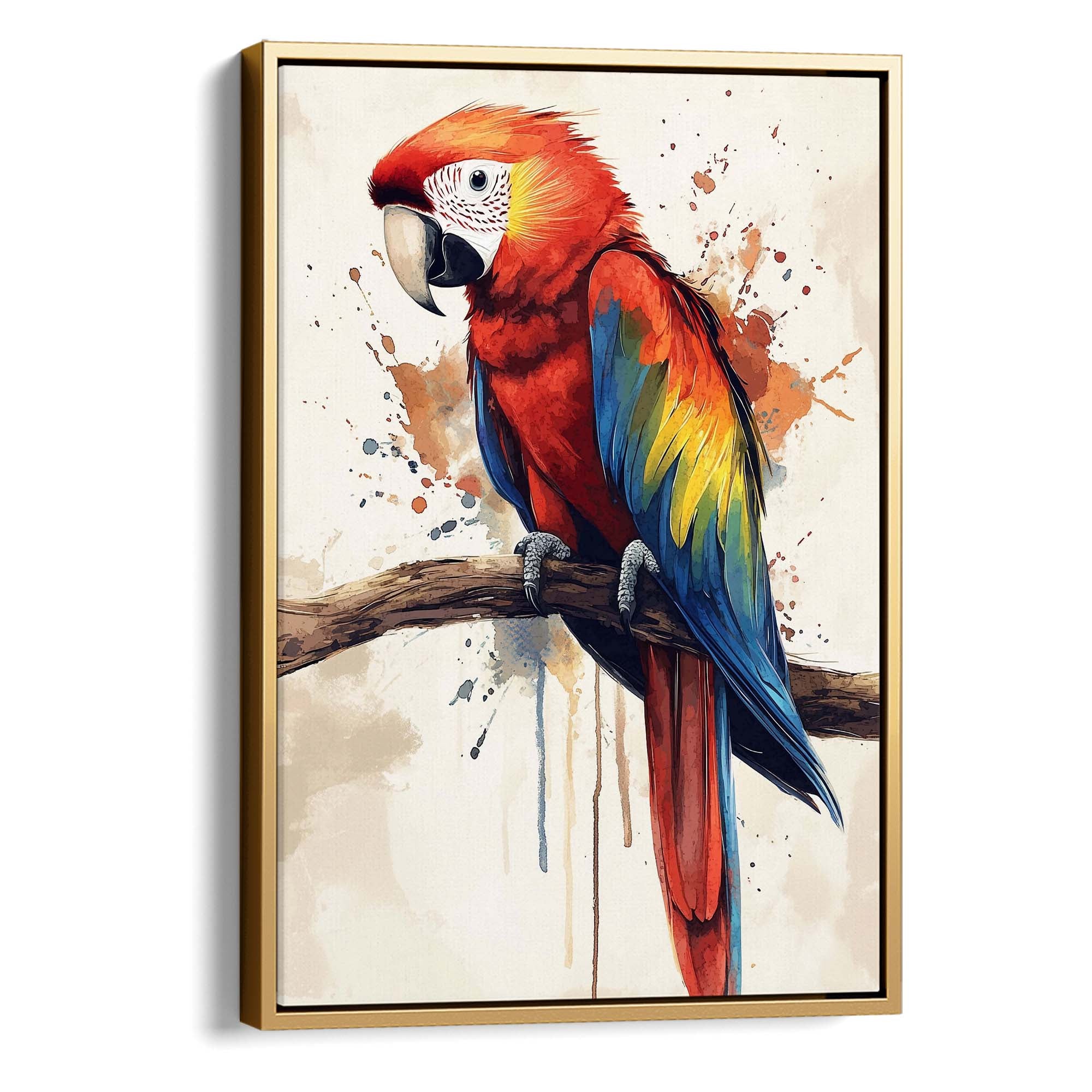 Scarlet Macaw No2 Canvas Print