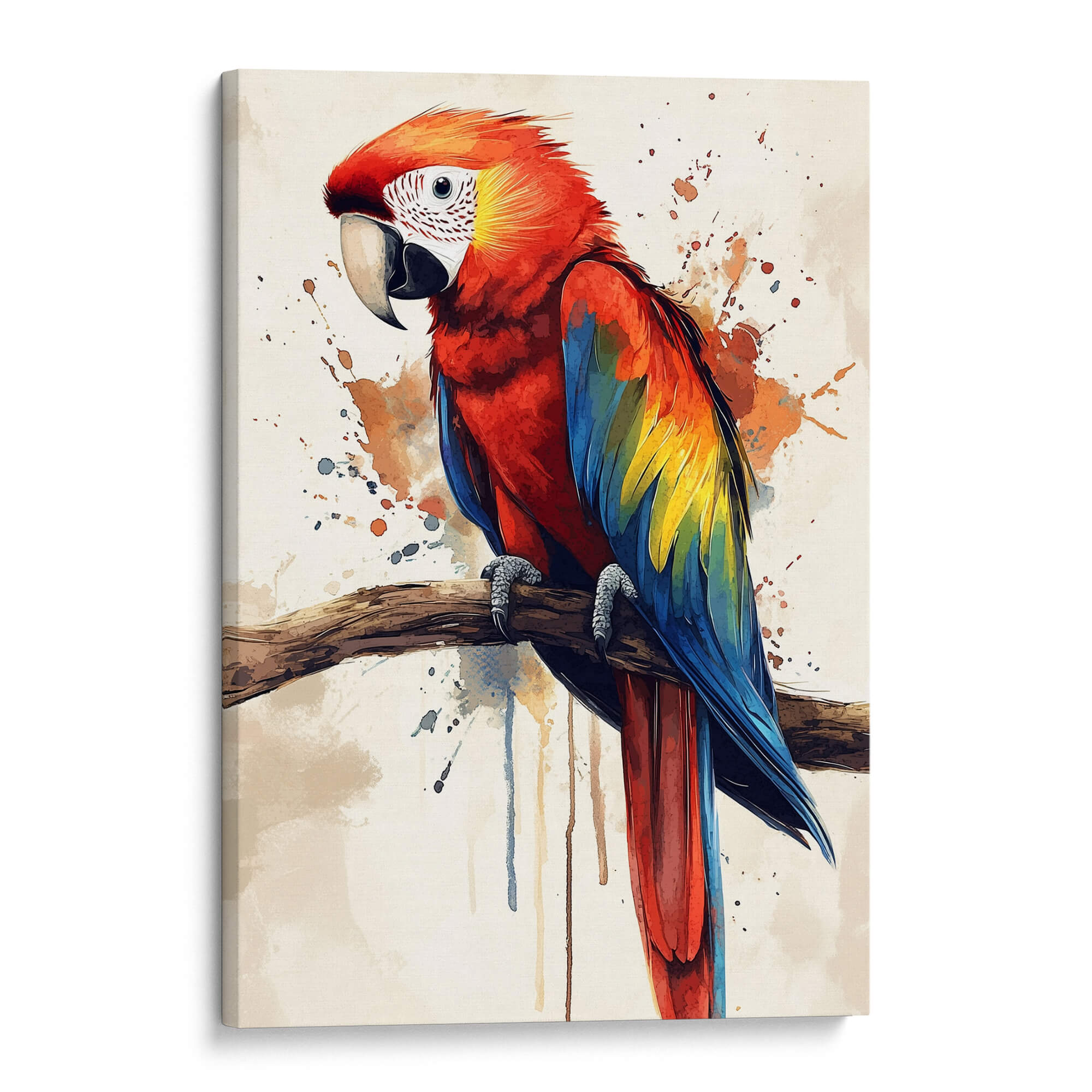 Scarlet Macaw No2 Canvas Print