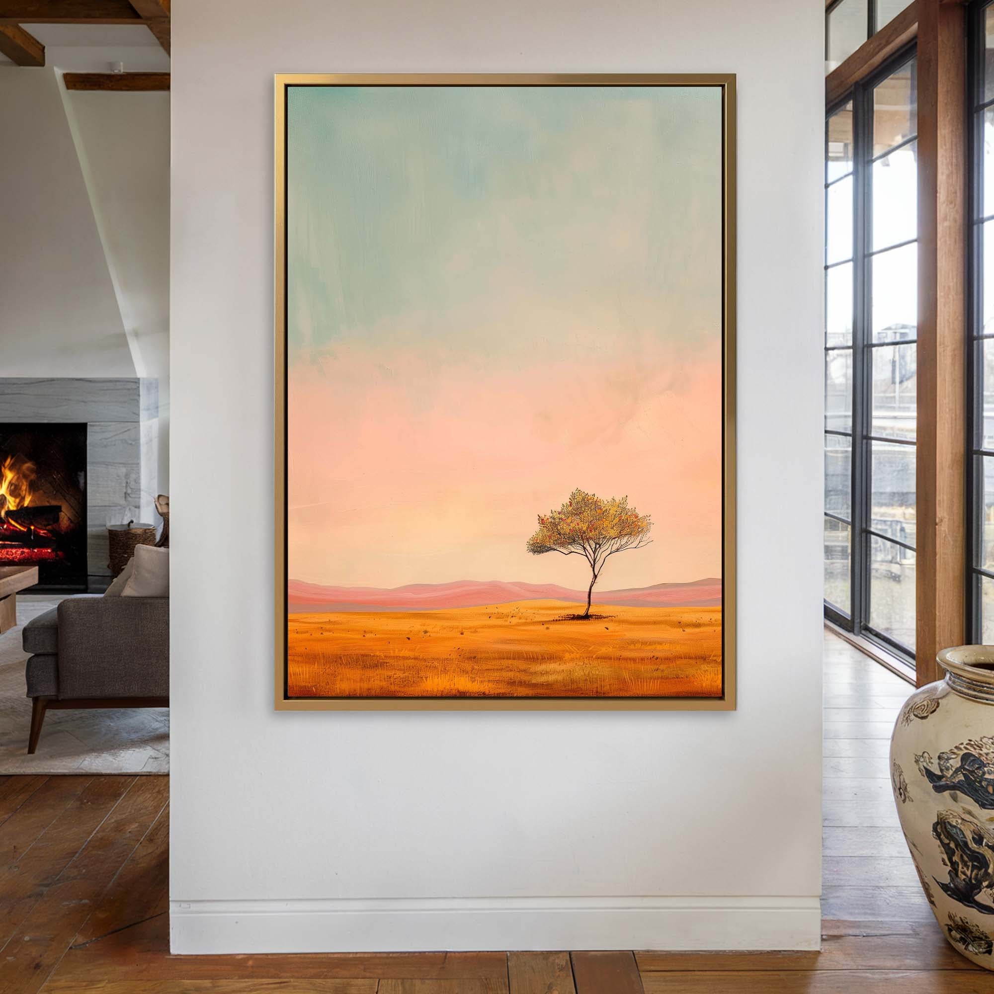 Soft Horizon Canvas Print