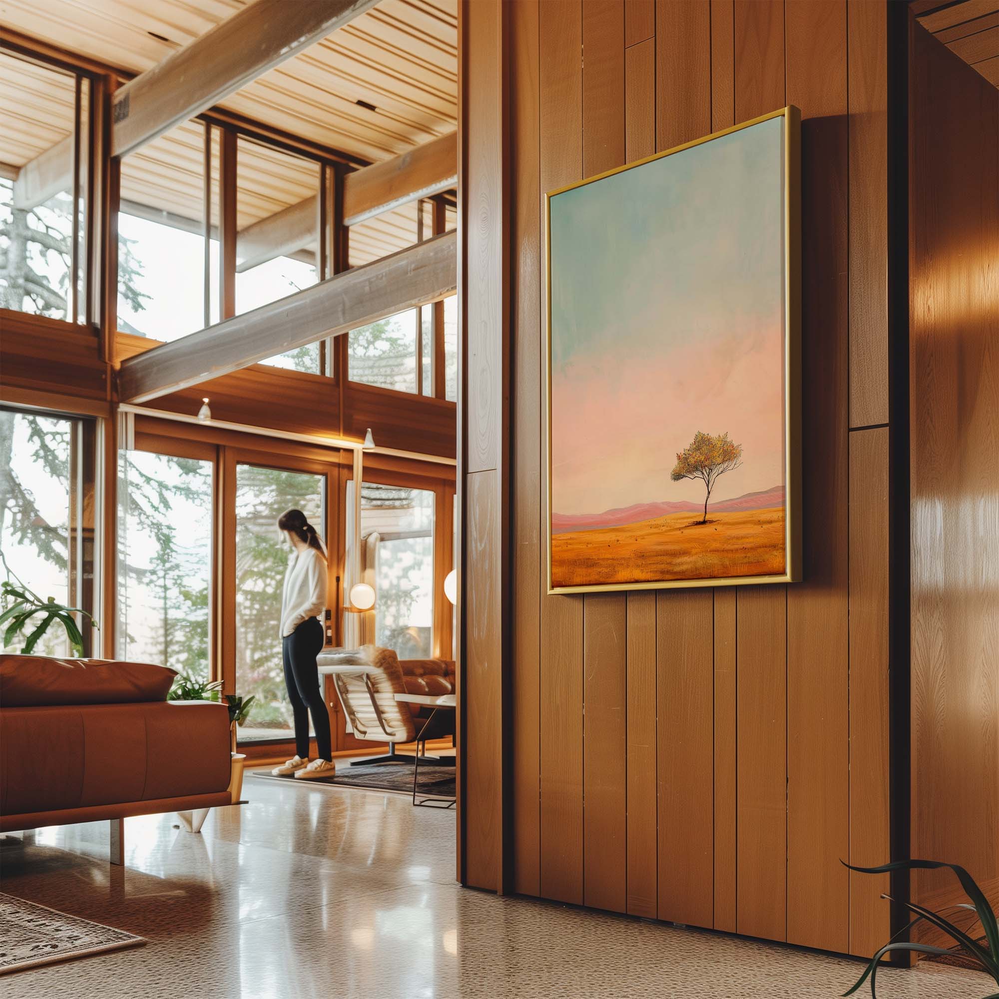 Soft Horizon Canvas Print