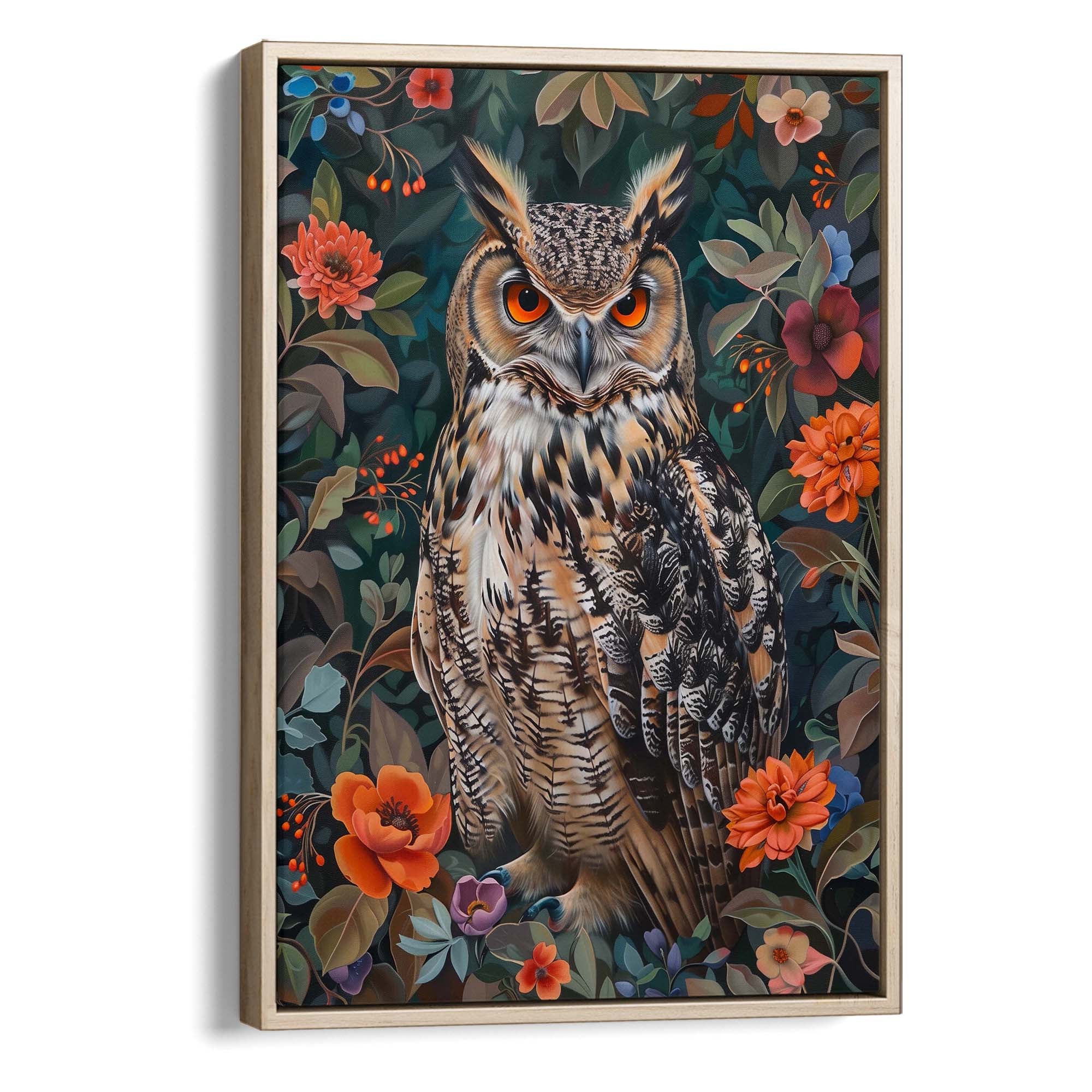 Summer Owl Canvas Print