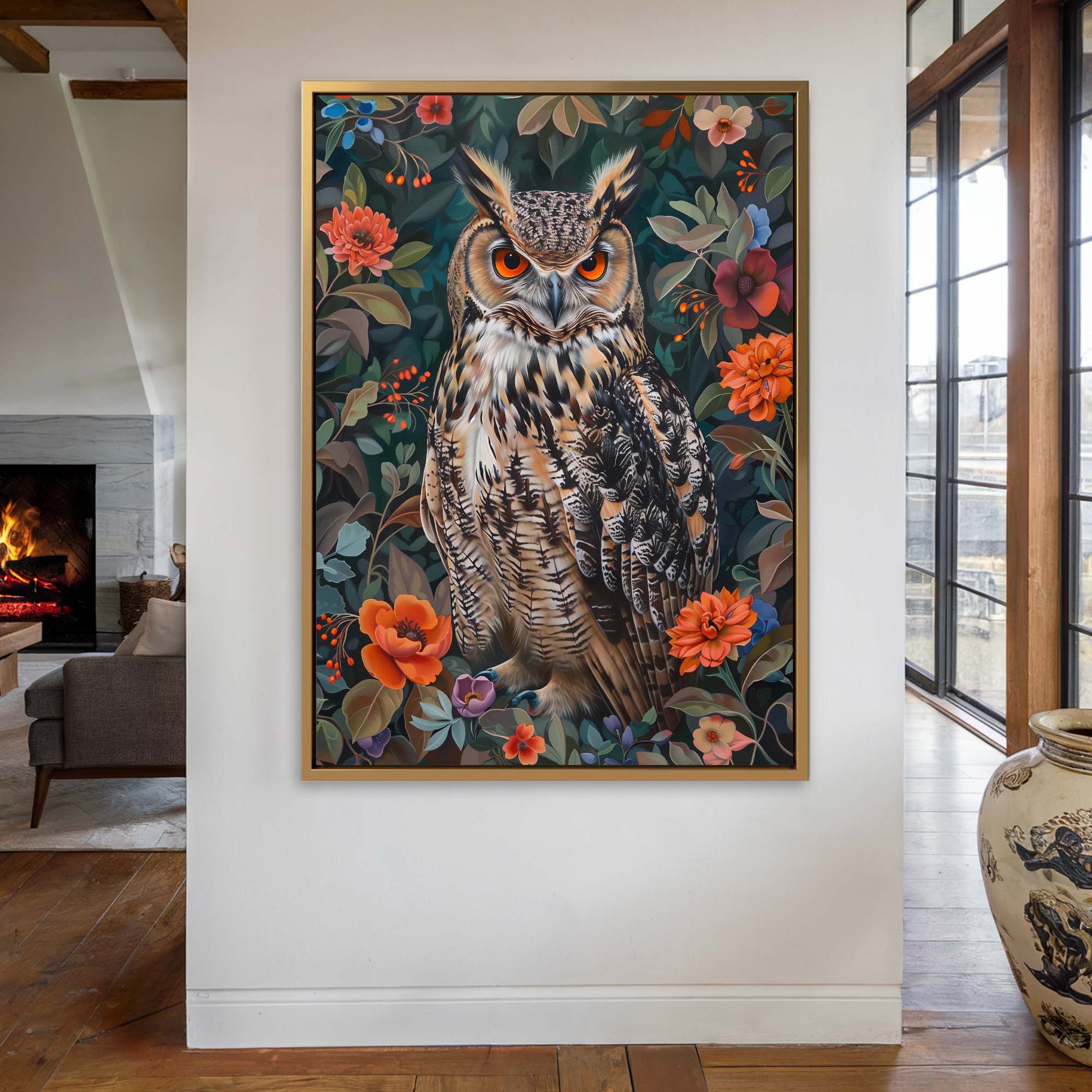 Summer Owl Canvas Print