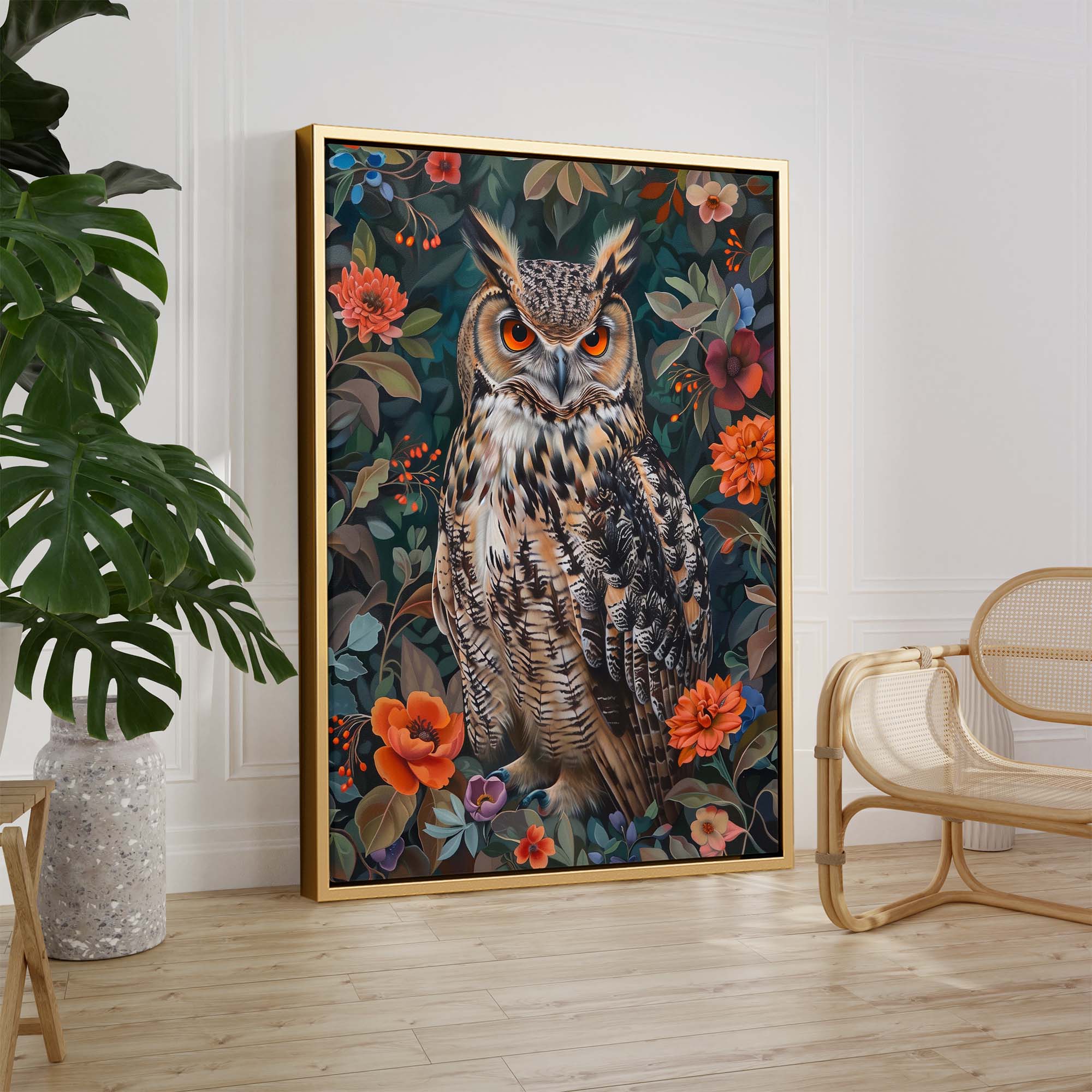 Summer Owl Canvas Print