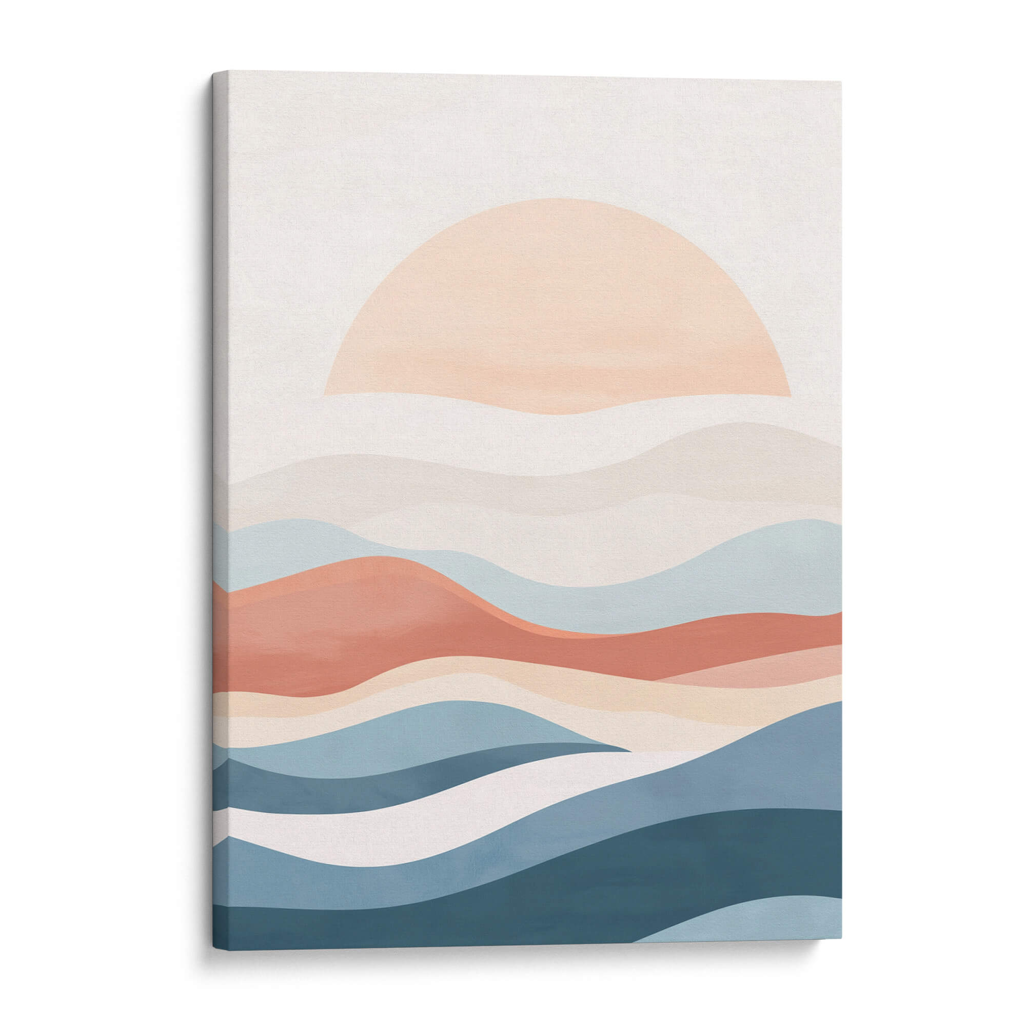 Sunset Over Coastal Dunes Canvas Print Canvas Art Wildfrog Art