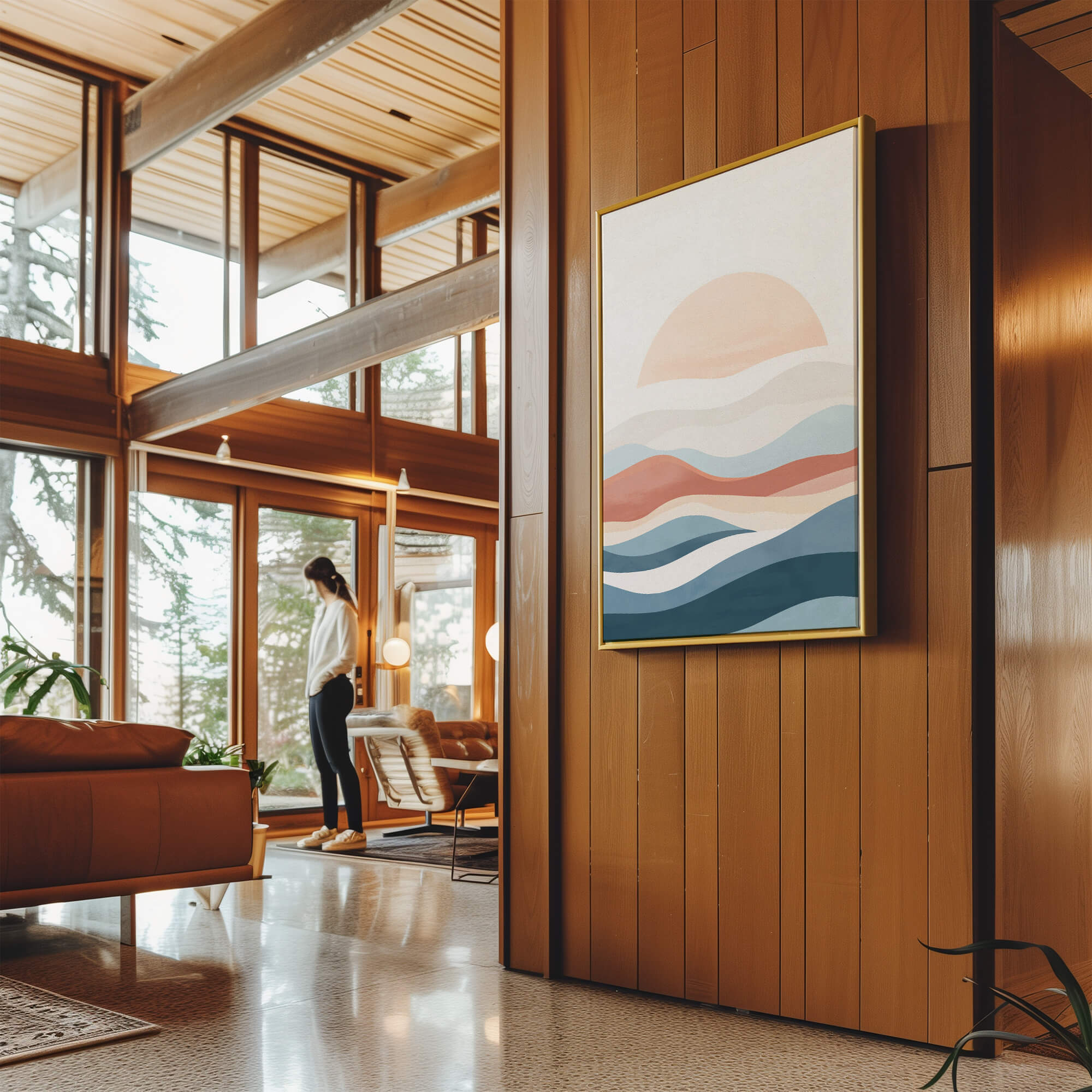 Sunset Over Coastal Dunes Canvas Print Canvas Art Wildfrog Art