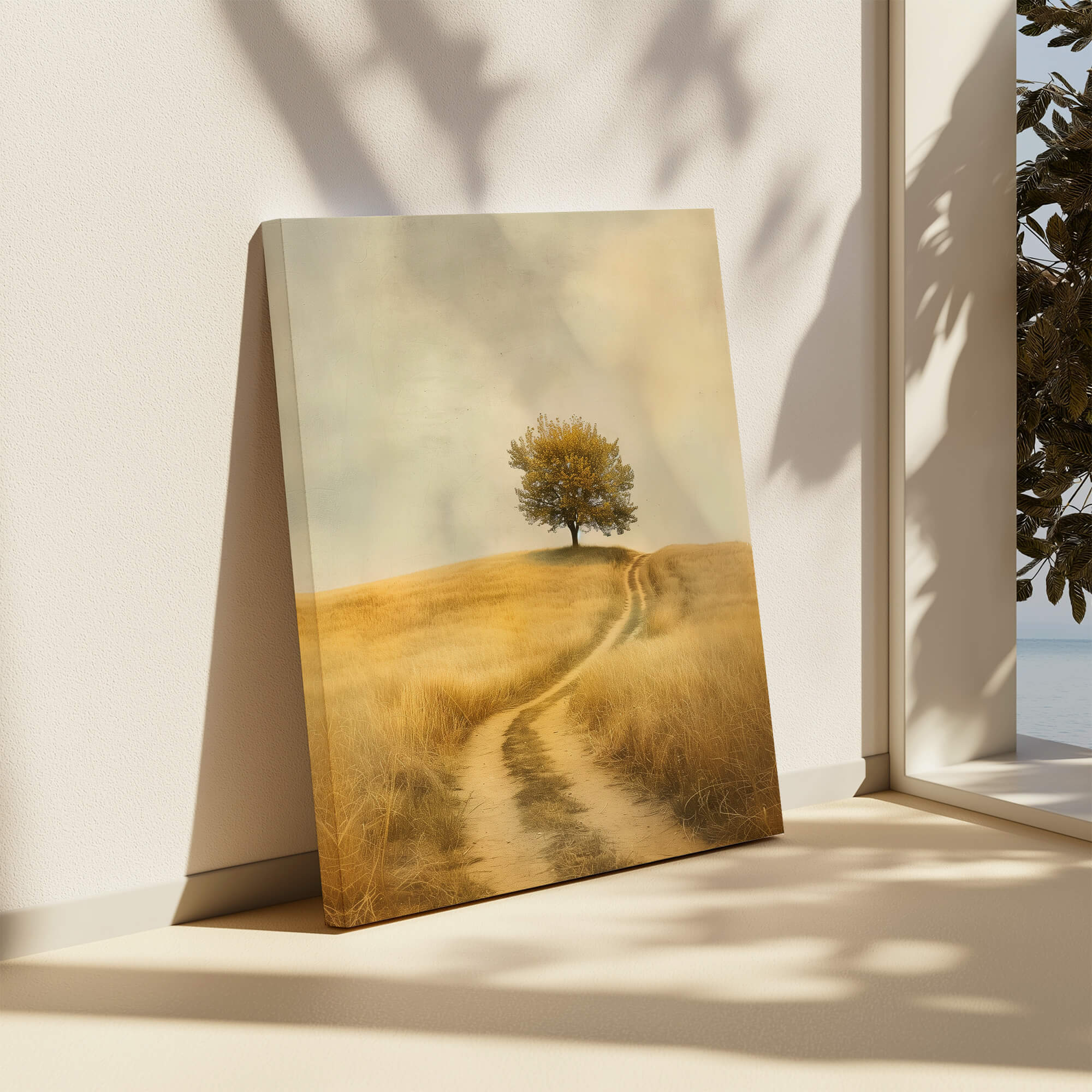 The Meadow Path Canvas Print