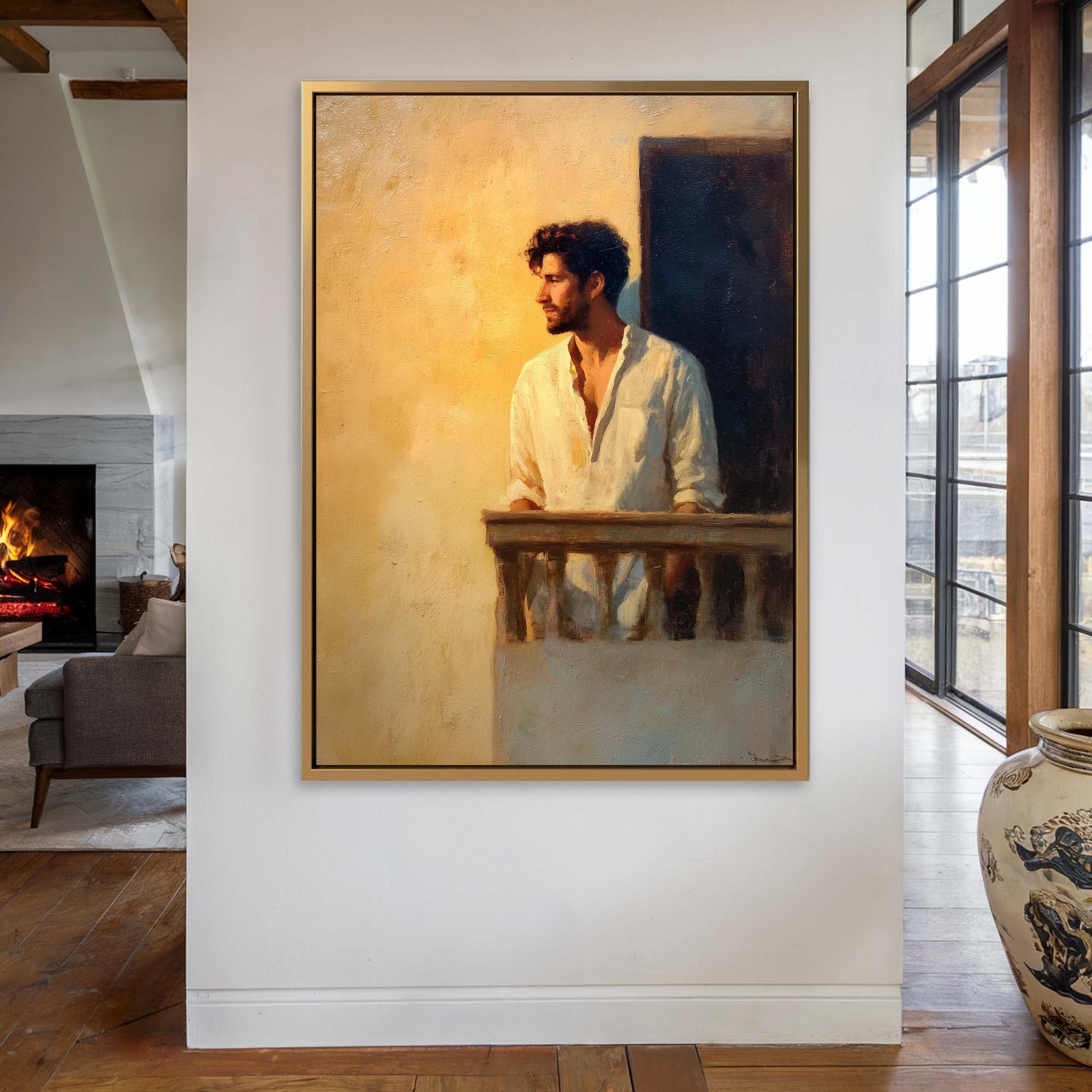 The Silence Canvas Print