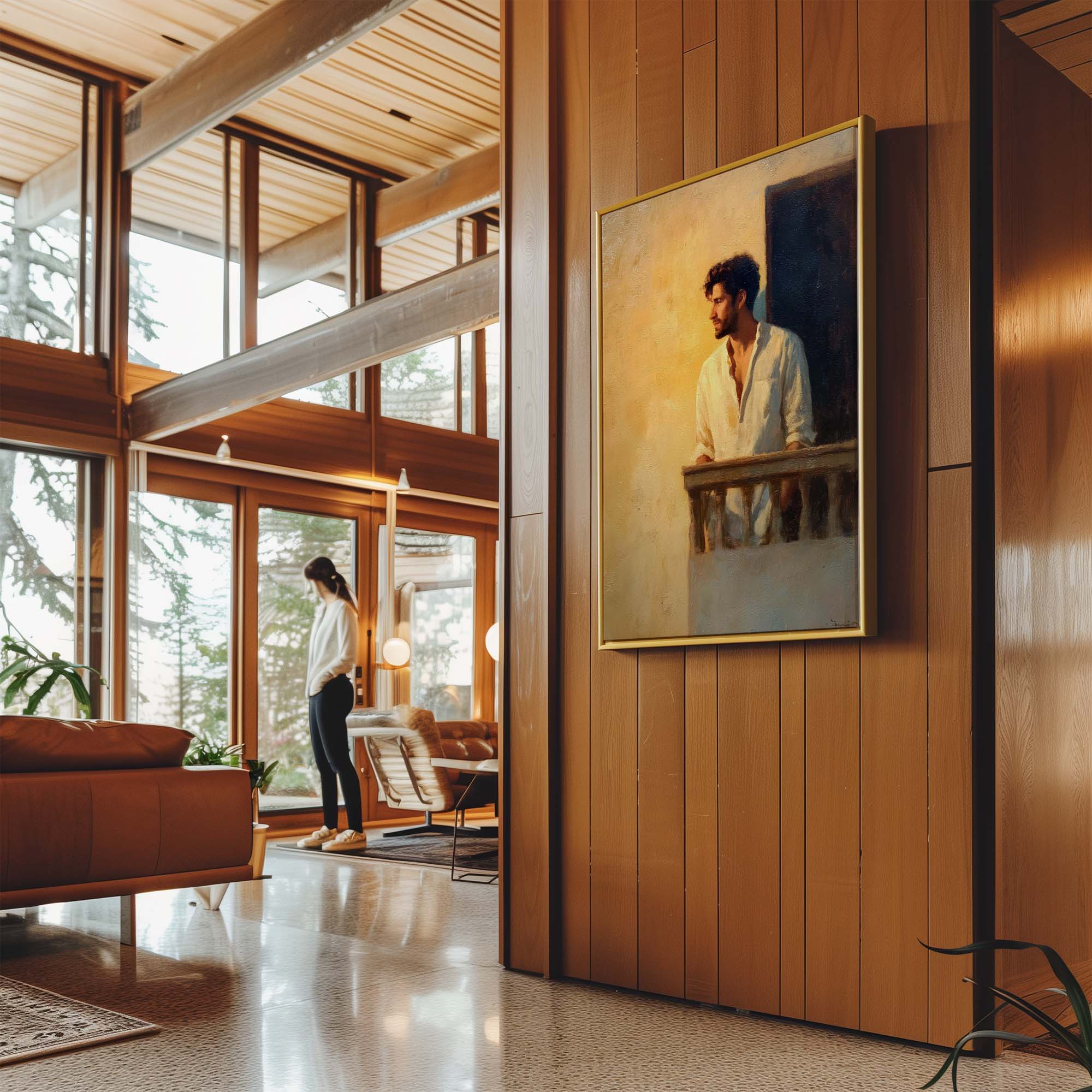 The Silence Canvas Print