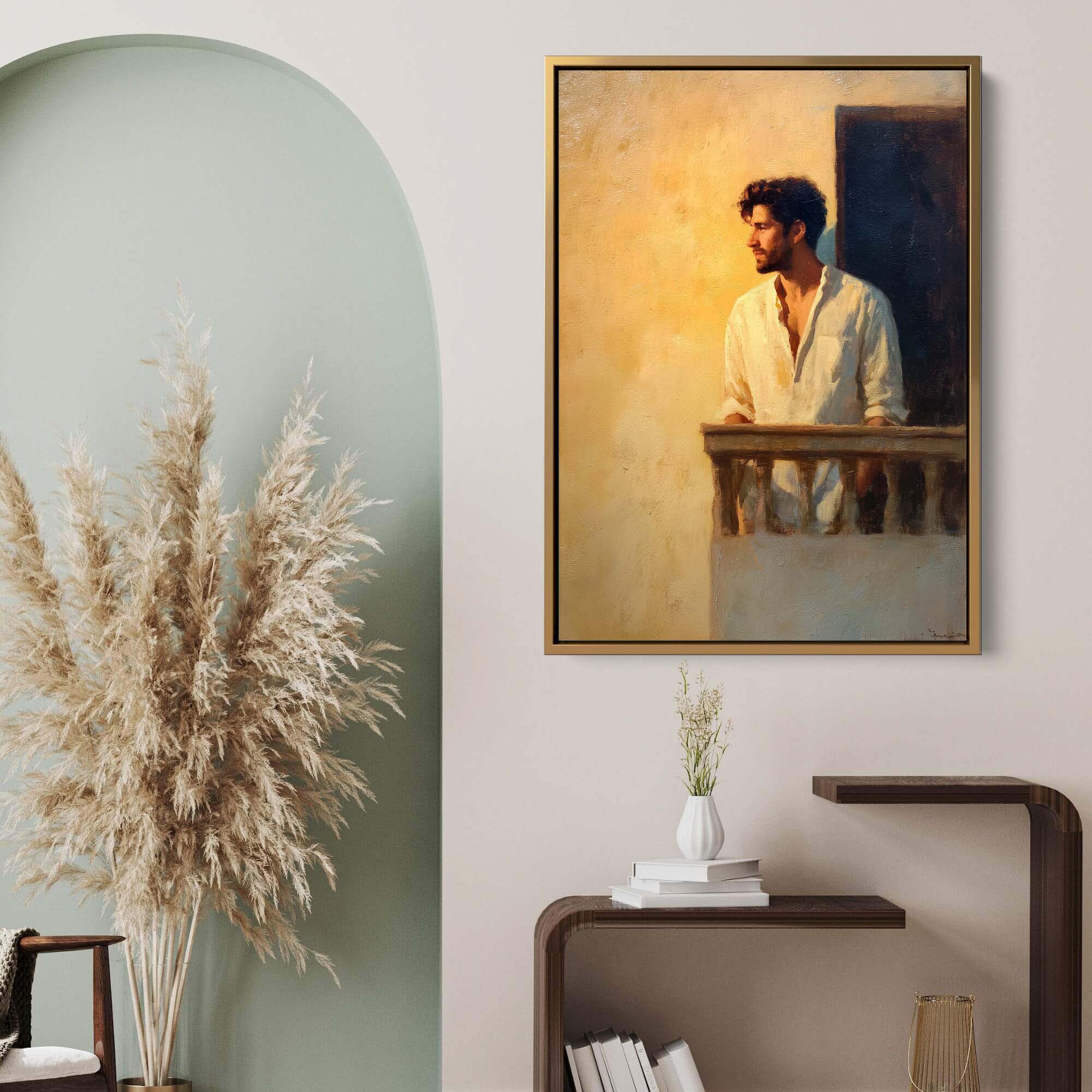 The Silence Canvas Print