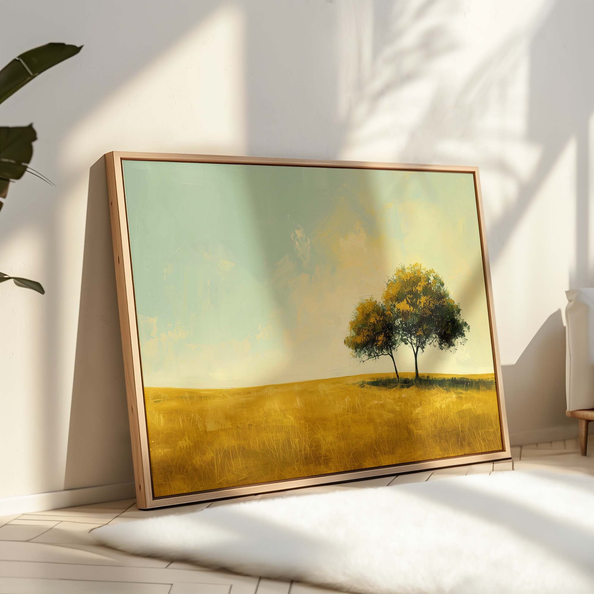 Twin Autumns Canvas Print