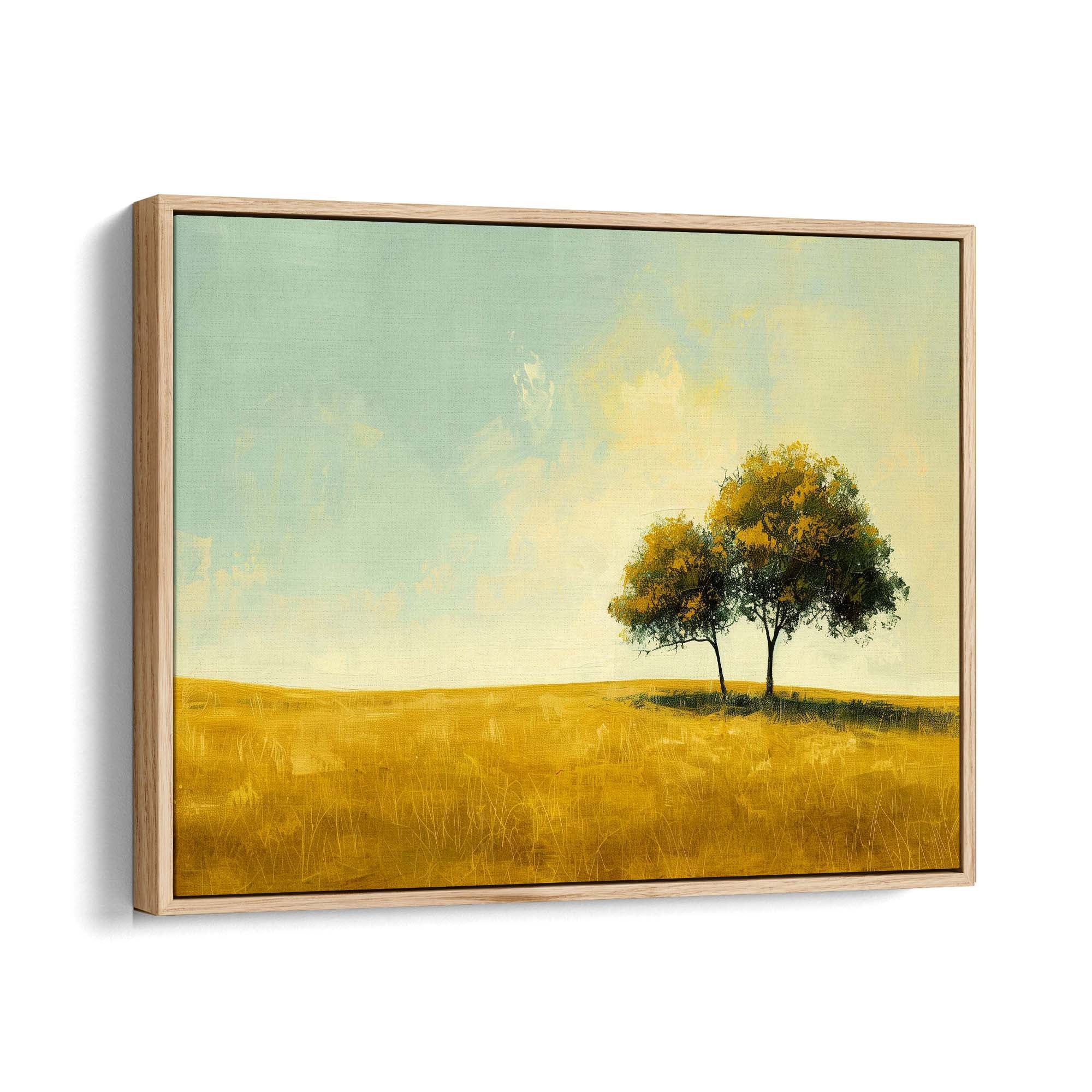 Twin Autumns Canvas Print