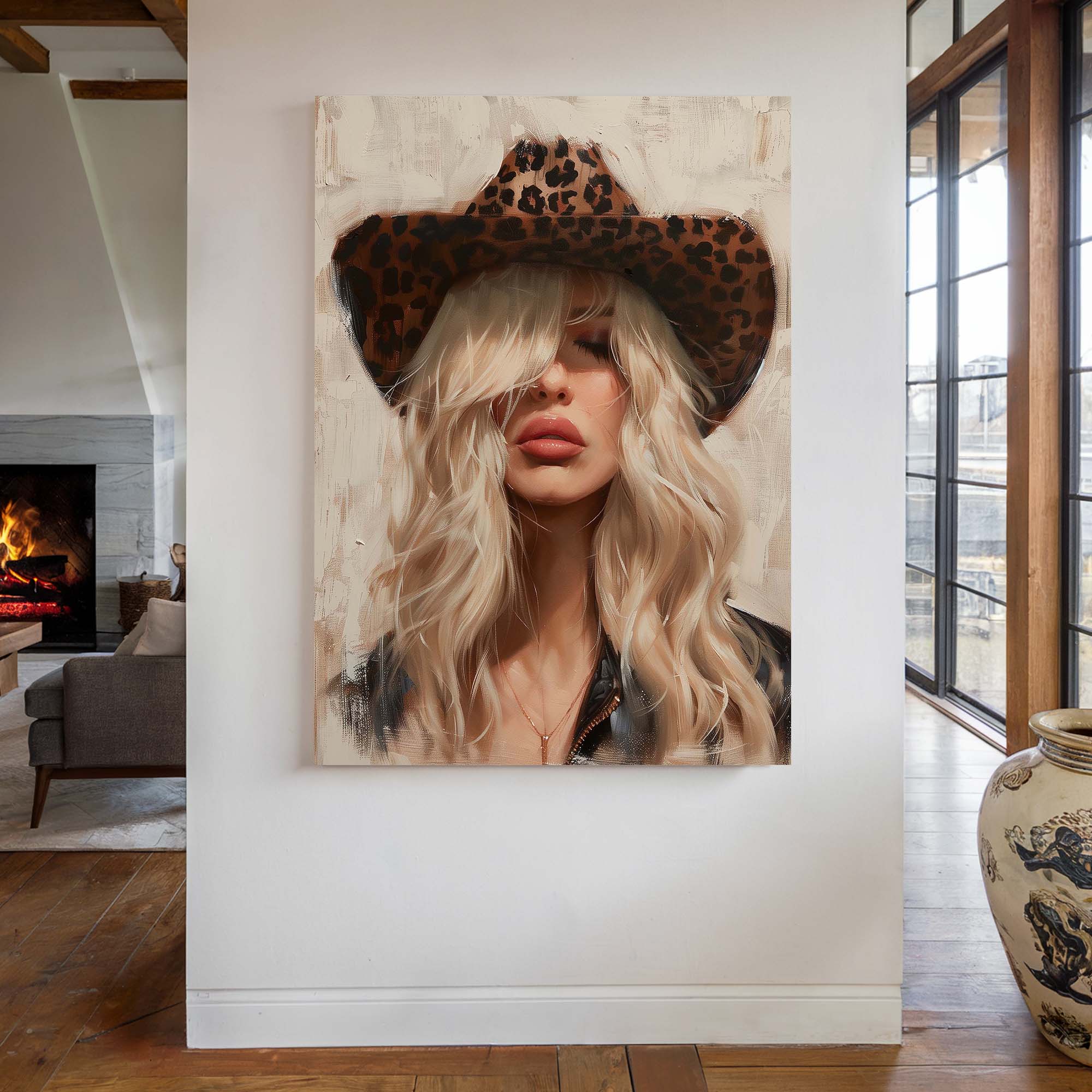 Velvet Eyes Canvas Print