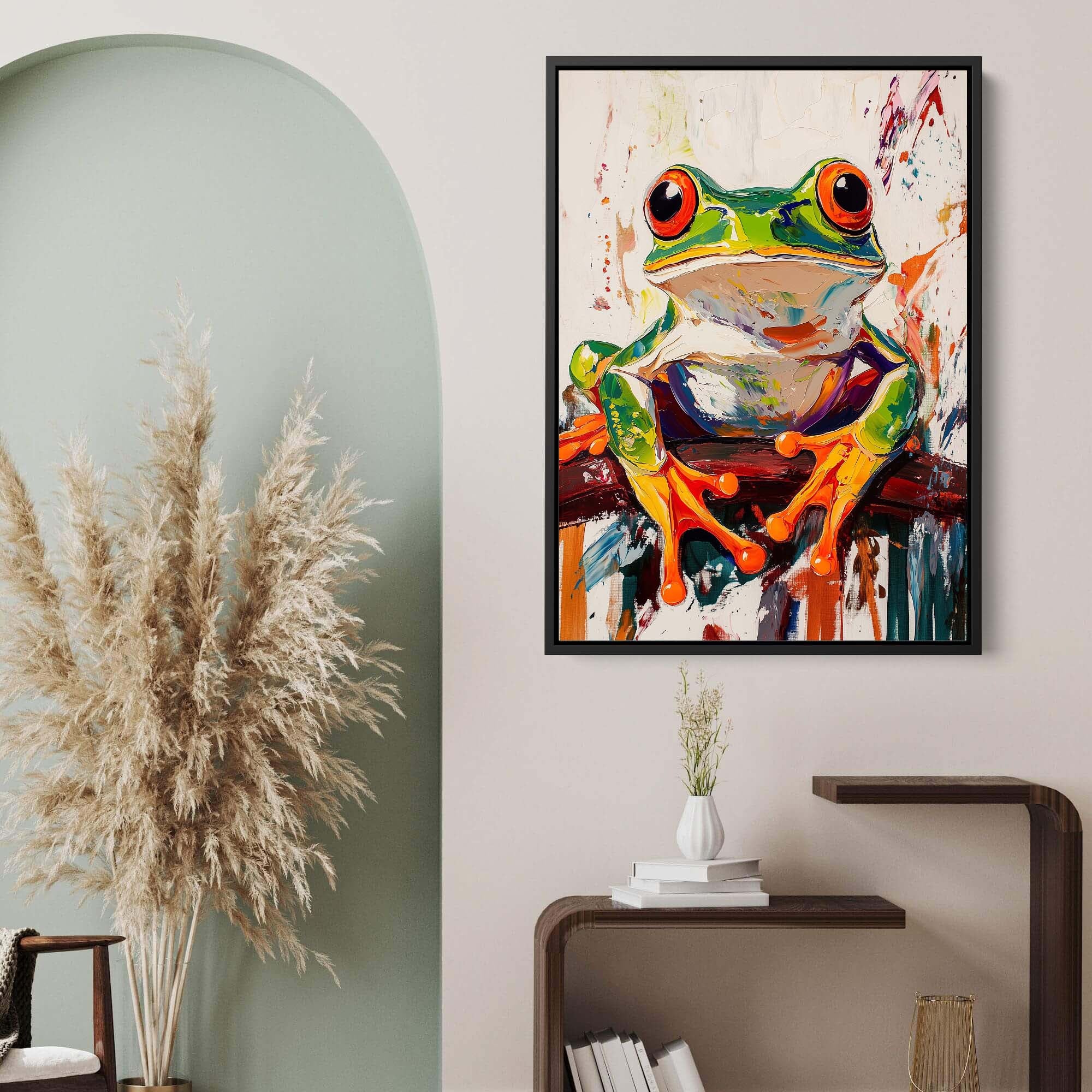 Wild Frog No1 Canvas Print Canvas Art Wildfrog Art