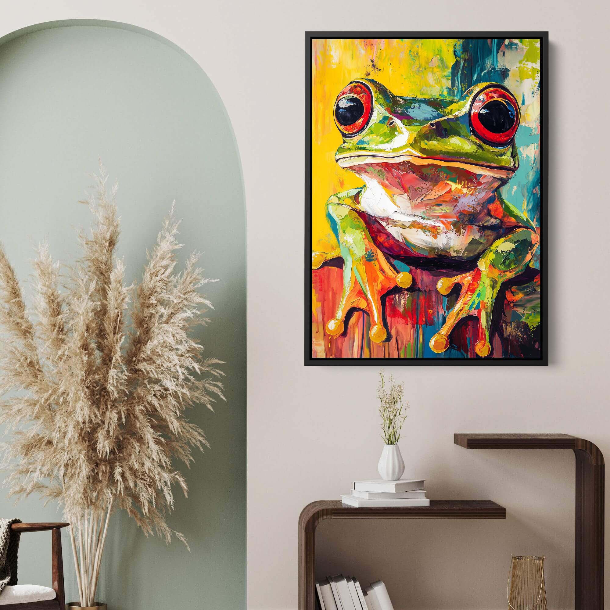 Wild Frog No2 Canvas Print Canvas Art Wildfrog Art