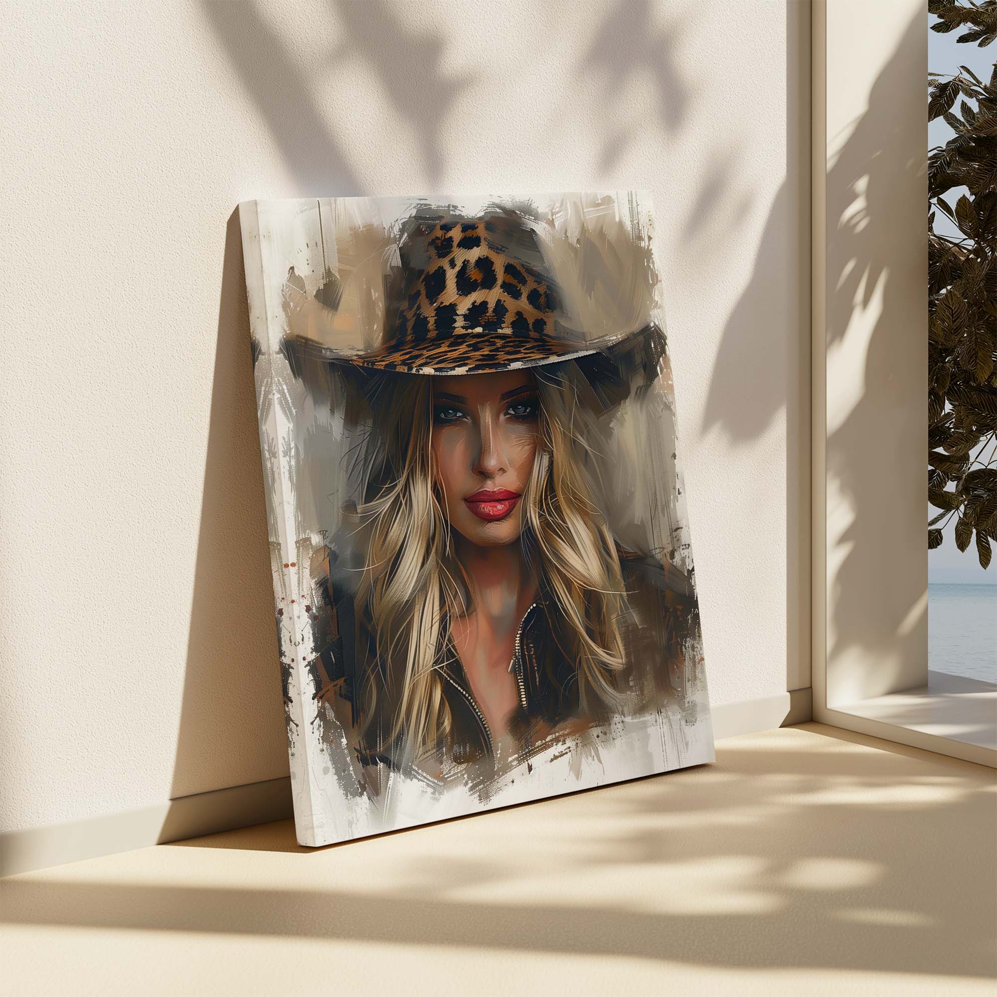 Wild Gaze Canvas Print