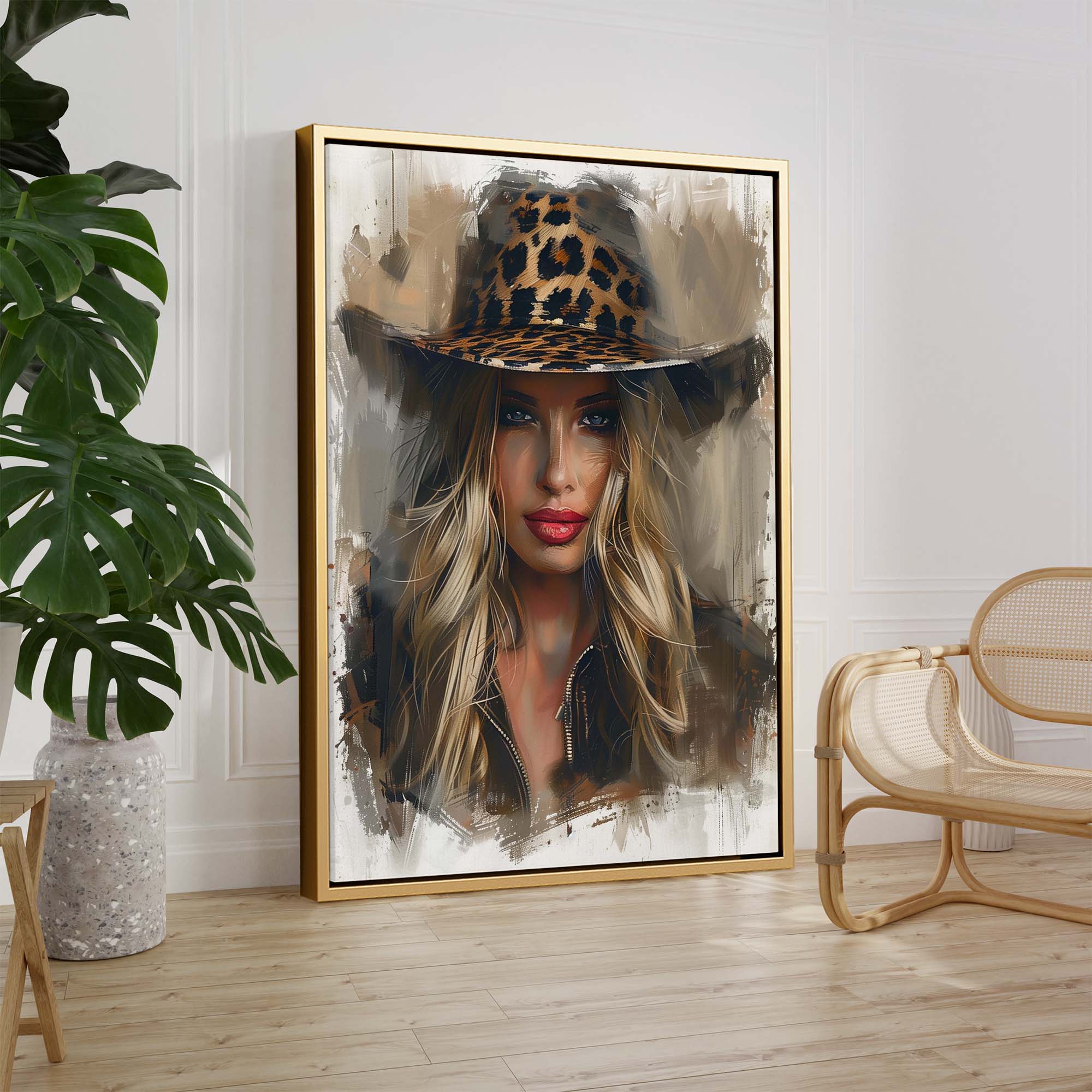 Wild Gaze Canvas Print