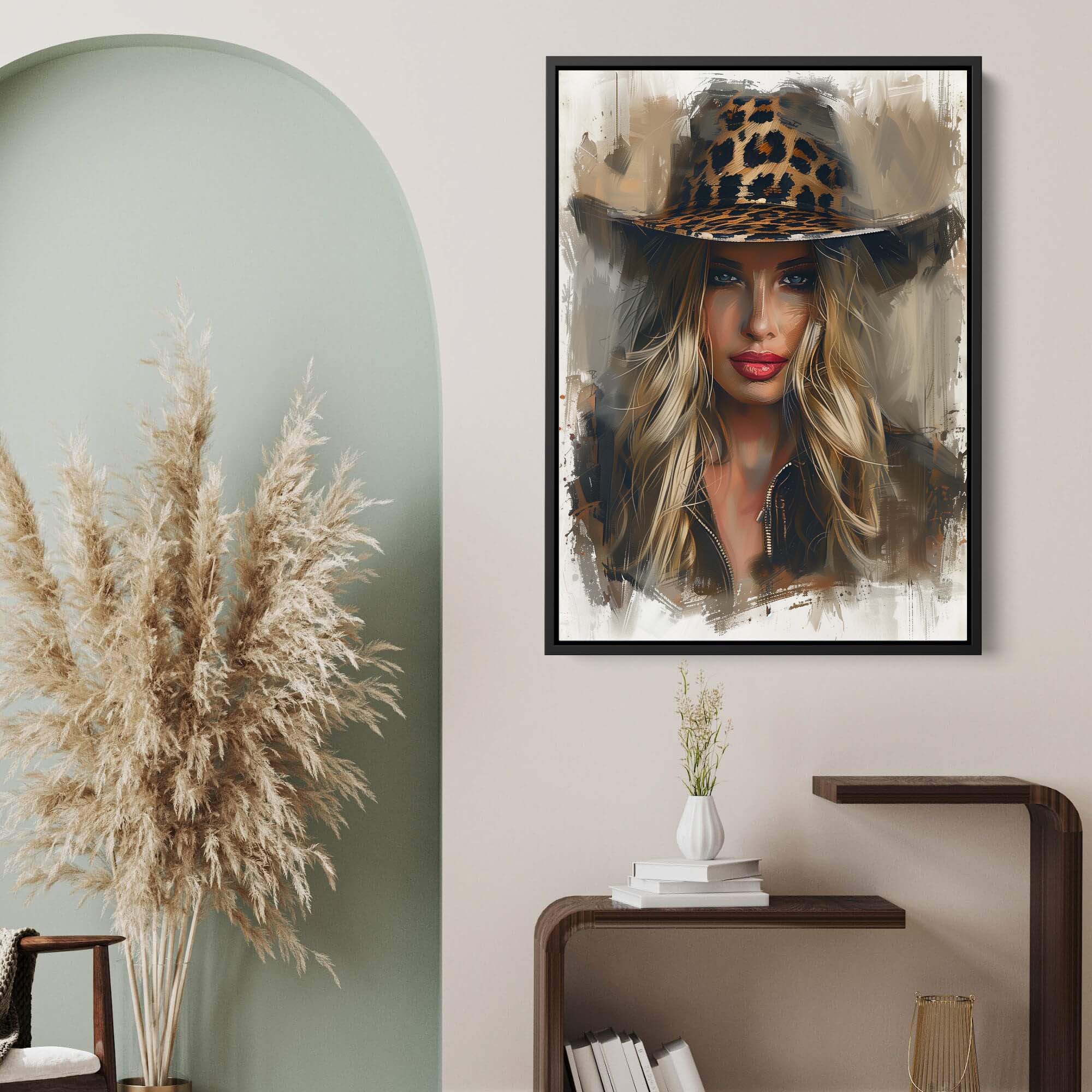 Wild Gaze Canvas Print