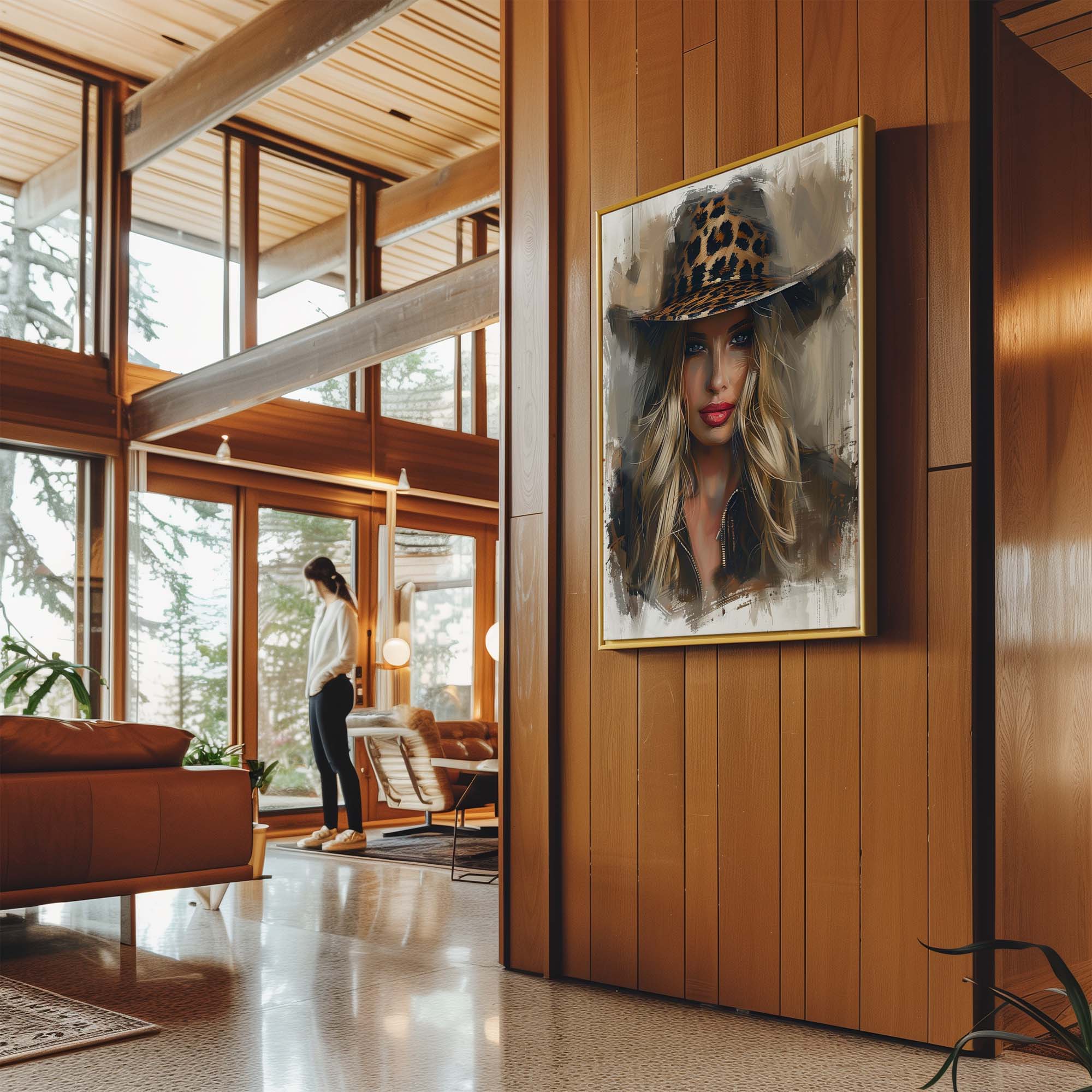 Wild Gaze Canvas Print