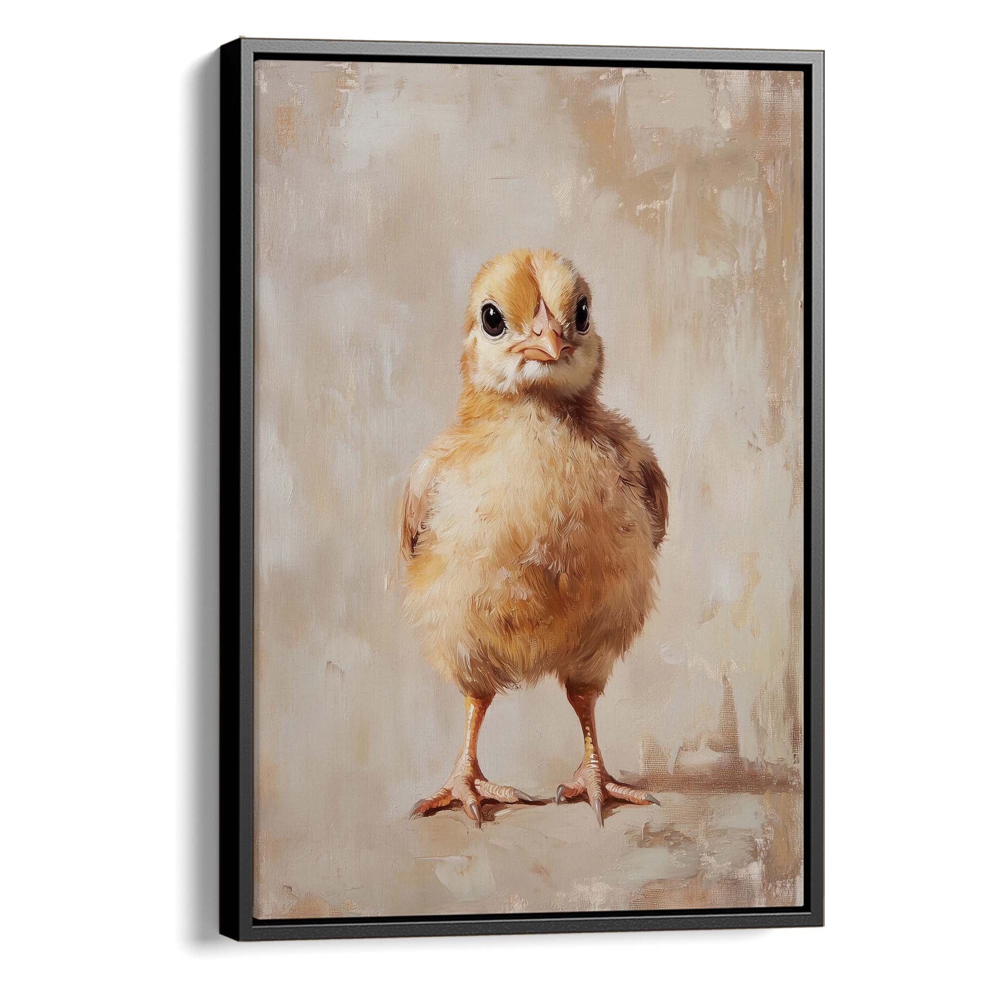 Fluffy Chick Canvas Print