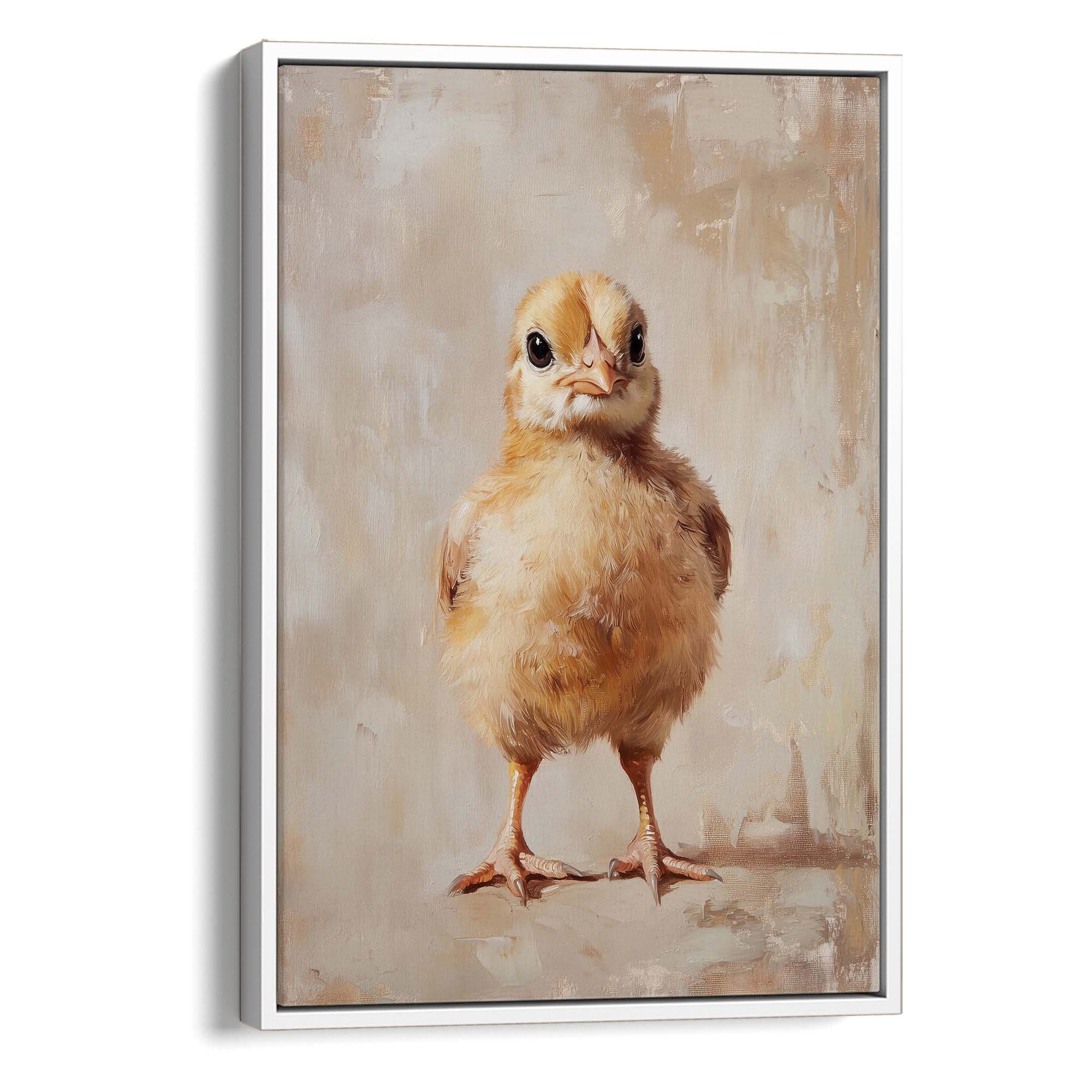 Fluffy Chick Canvas Print
