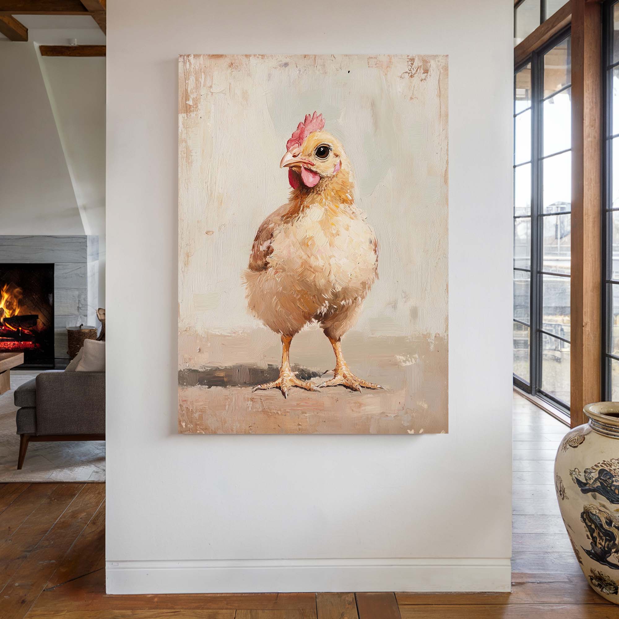 Pecking Order Canvas Print