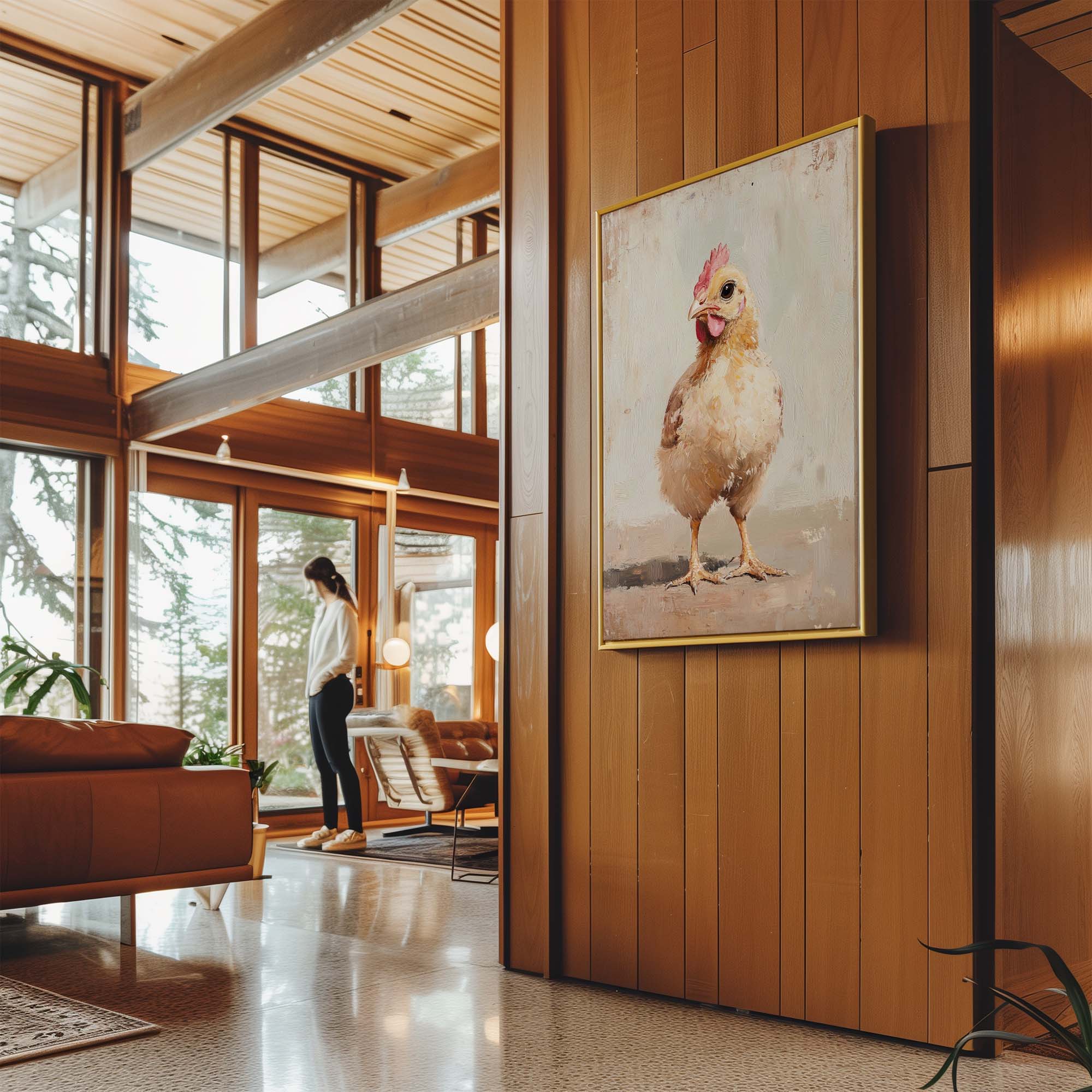 Pecking Order Canvas Print