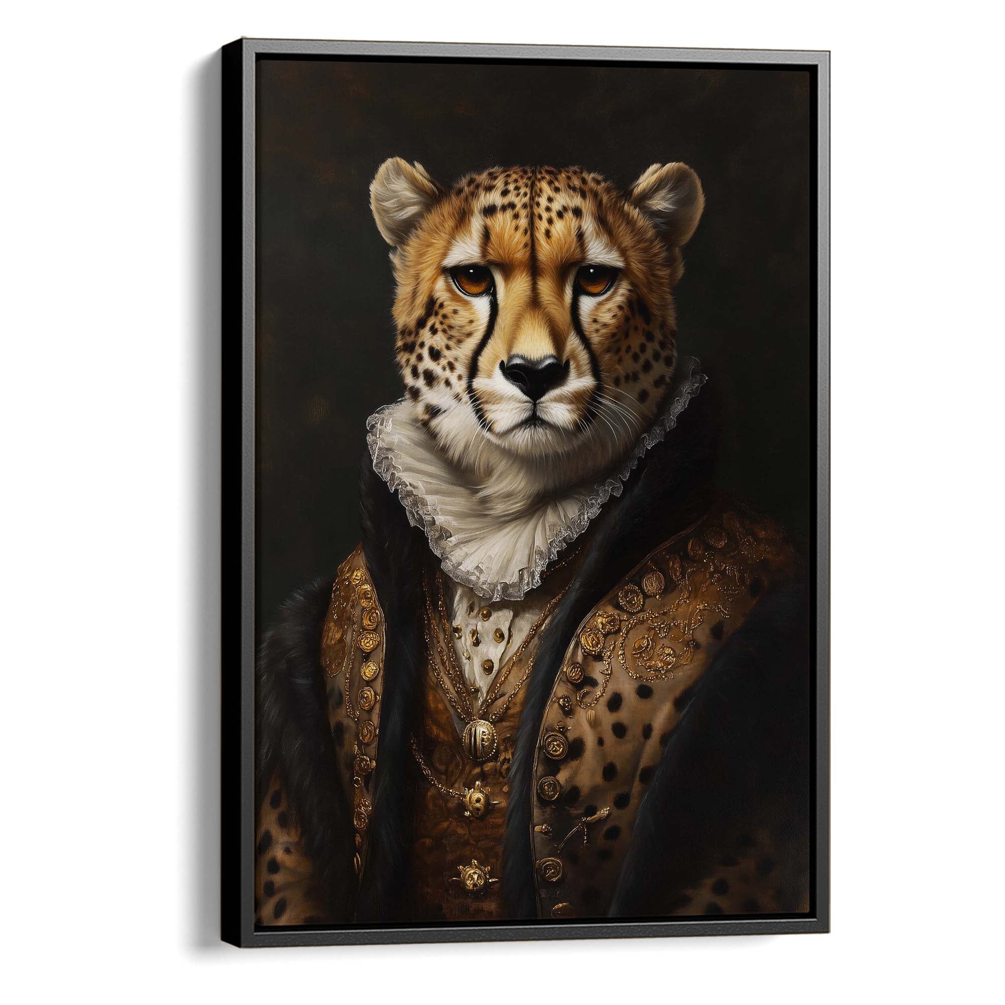 Baroque Cheetah Canvas Print Canvas Art Wildfrog Art