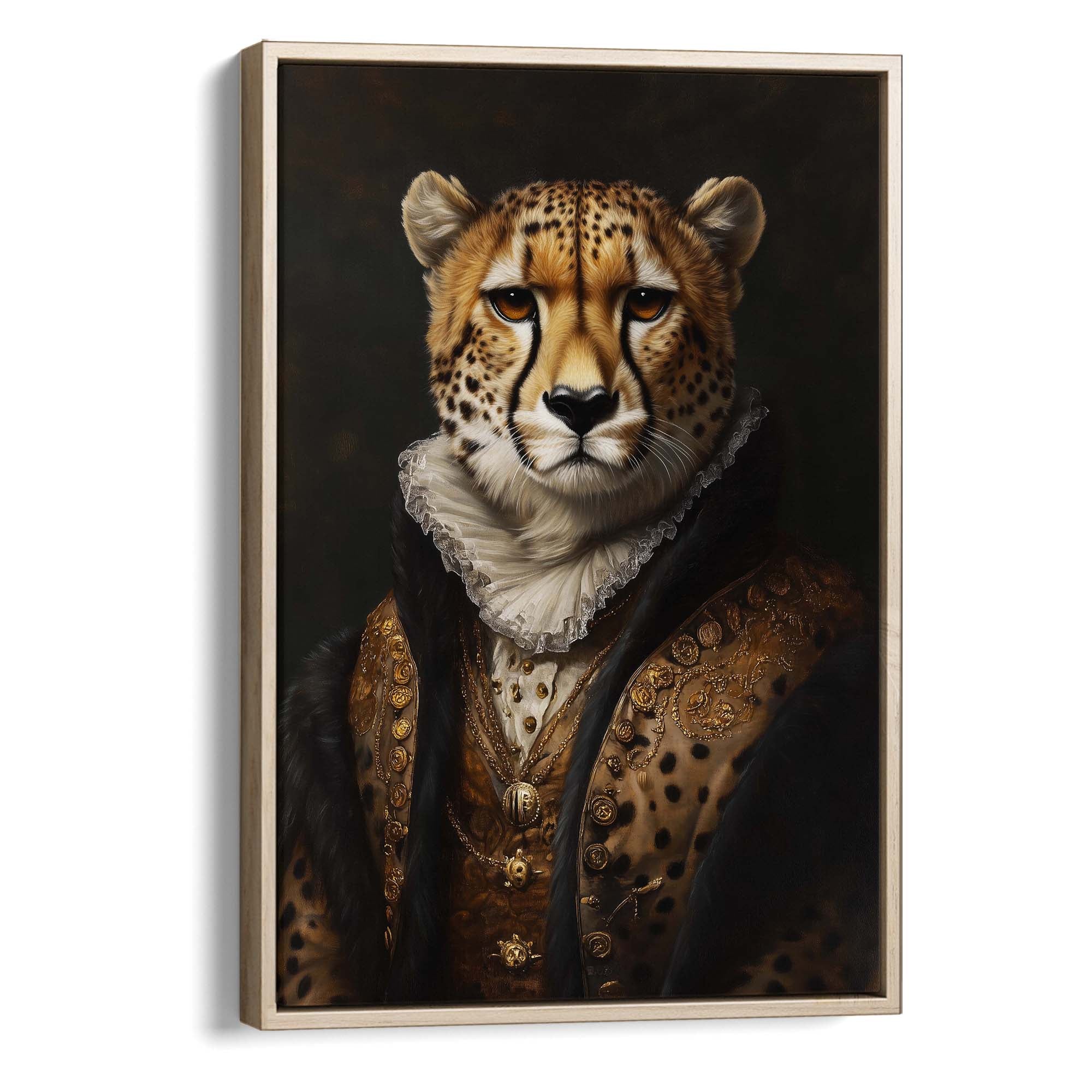 Baroque Cheetah Canvas Print Canvas Art Wildfrog Art