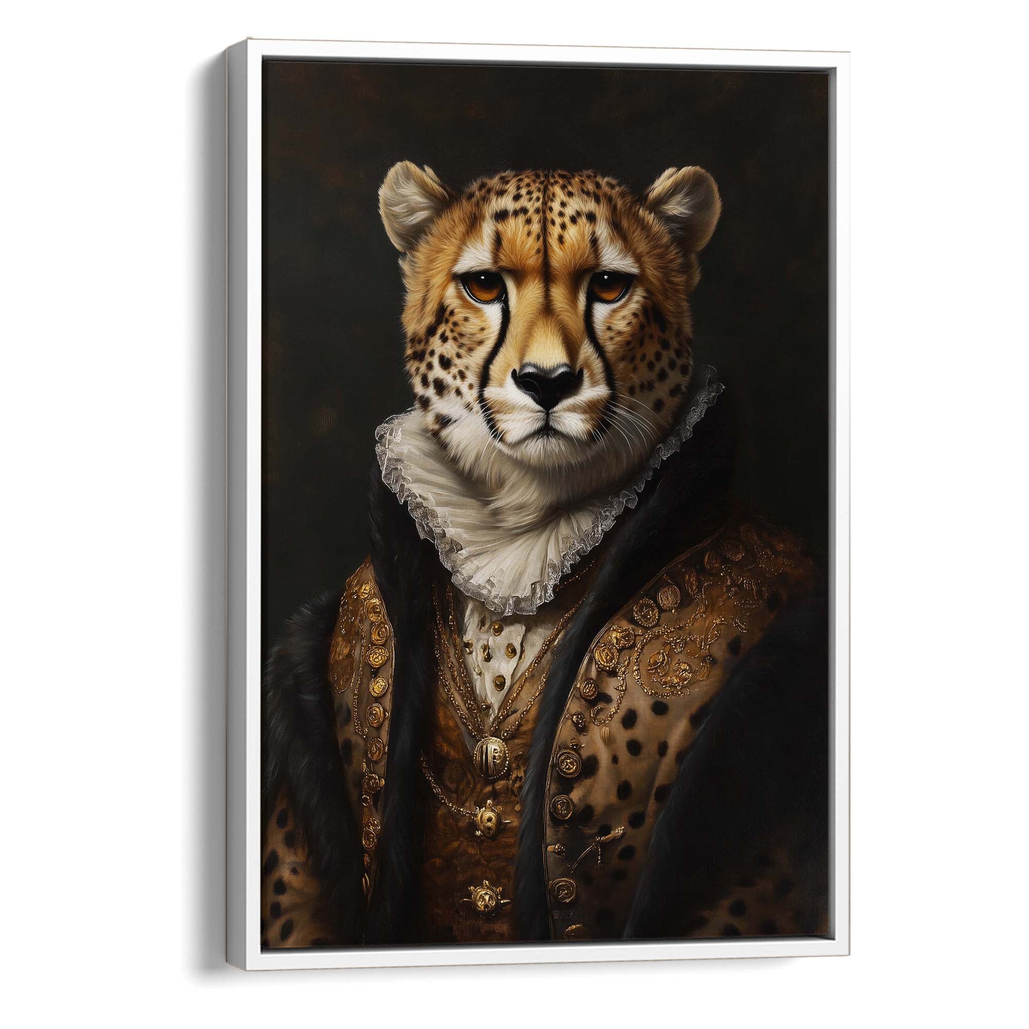 Baroque Cheetah Canvas Print Canvas Art Wildfrog Art