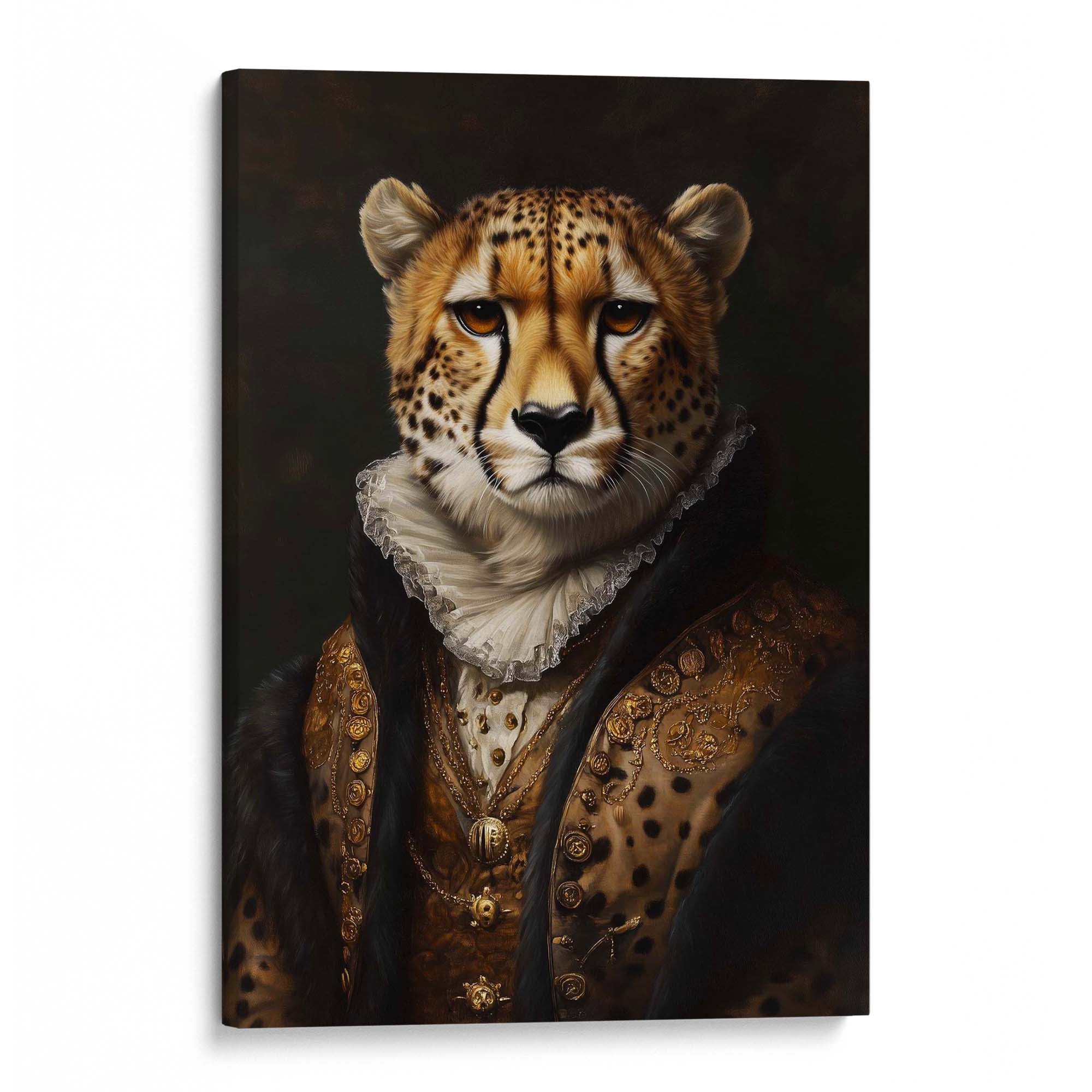 Baroque Cheetah Canvas Print Canvas Art Wildfrog Art