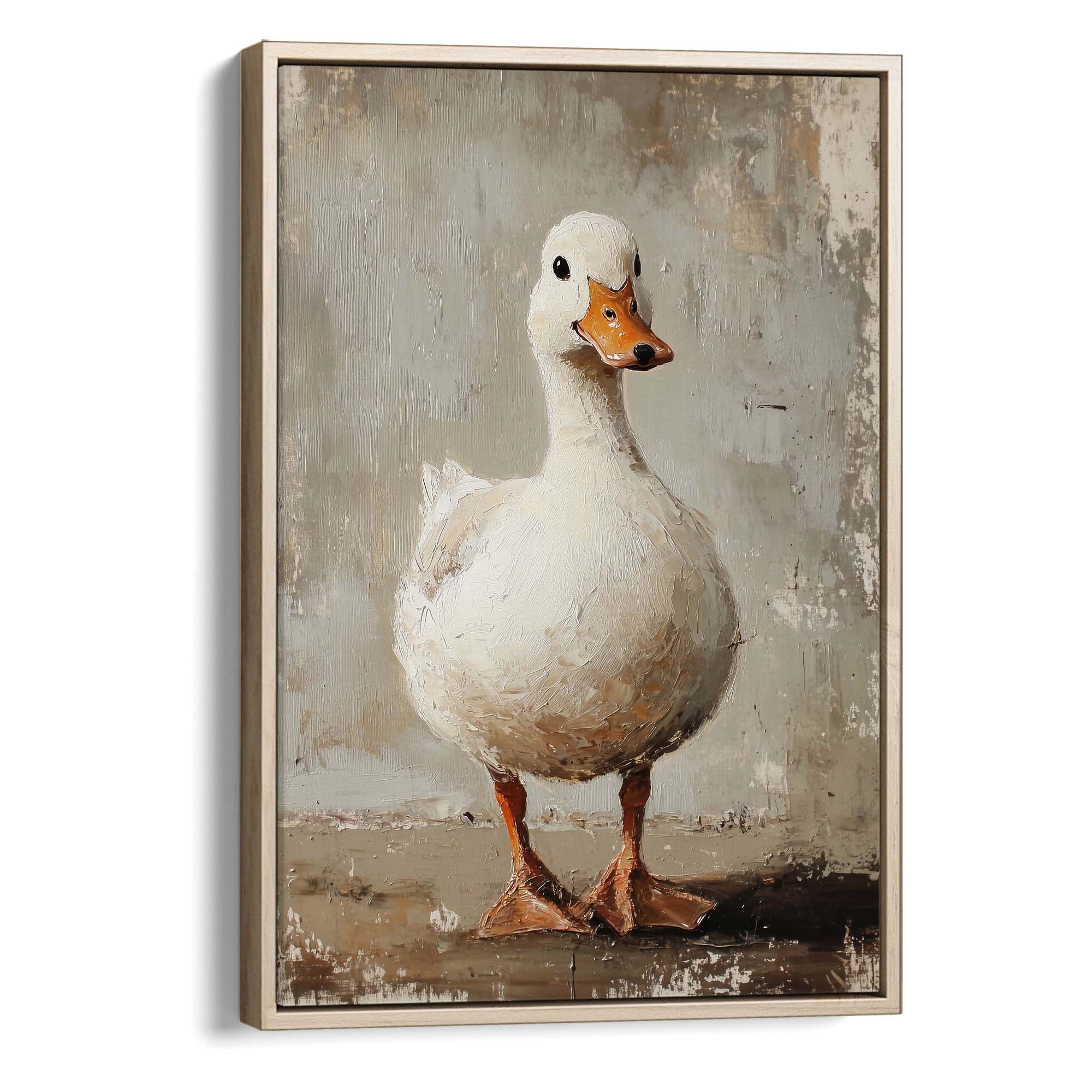 Vintage Quack Canvas Print