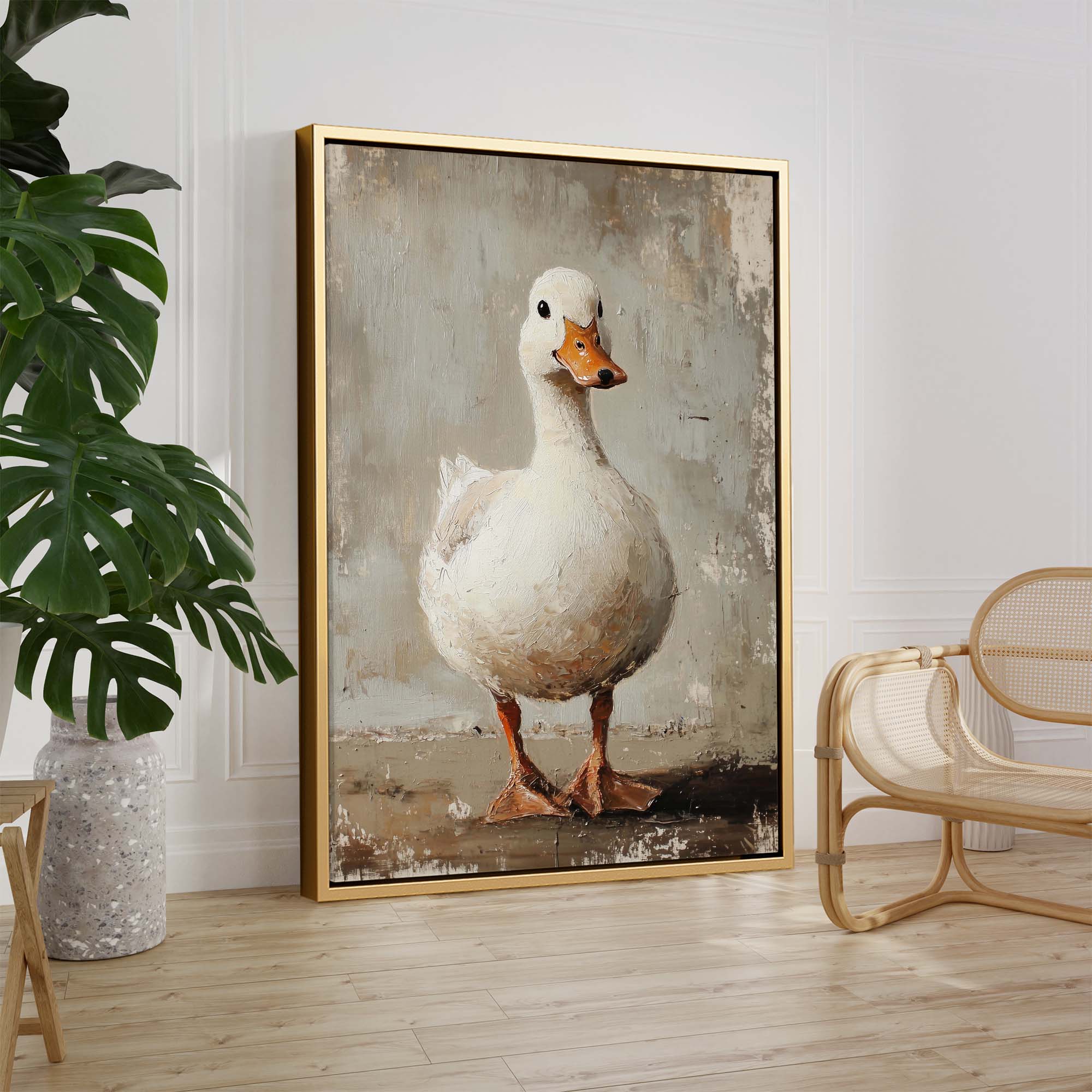 Vintage Quack Canvas Print