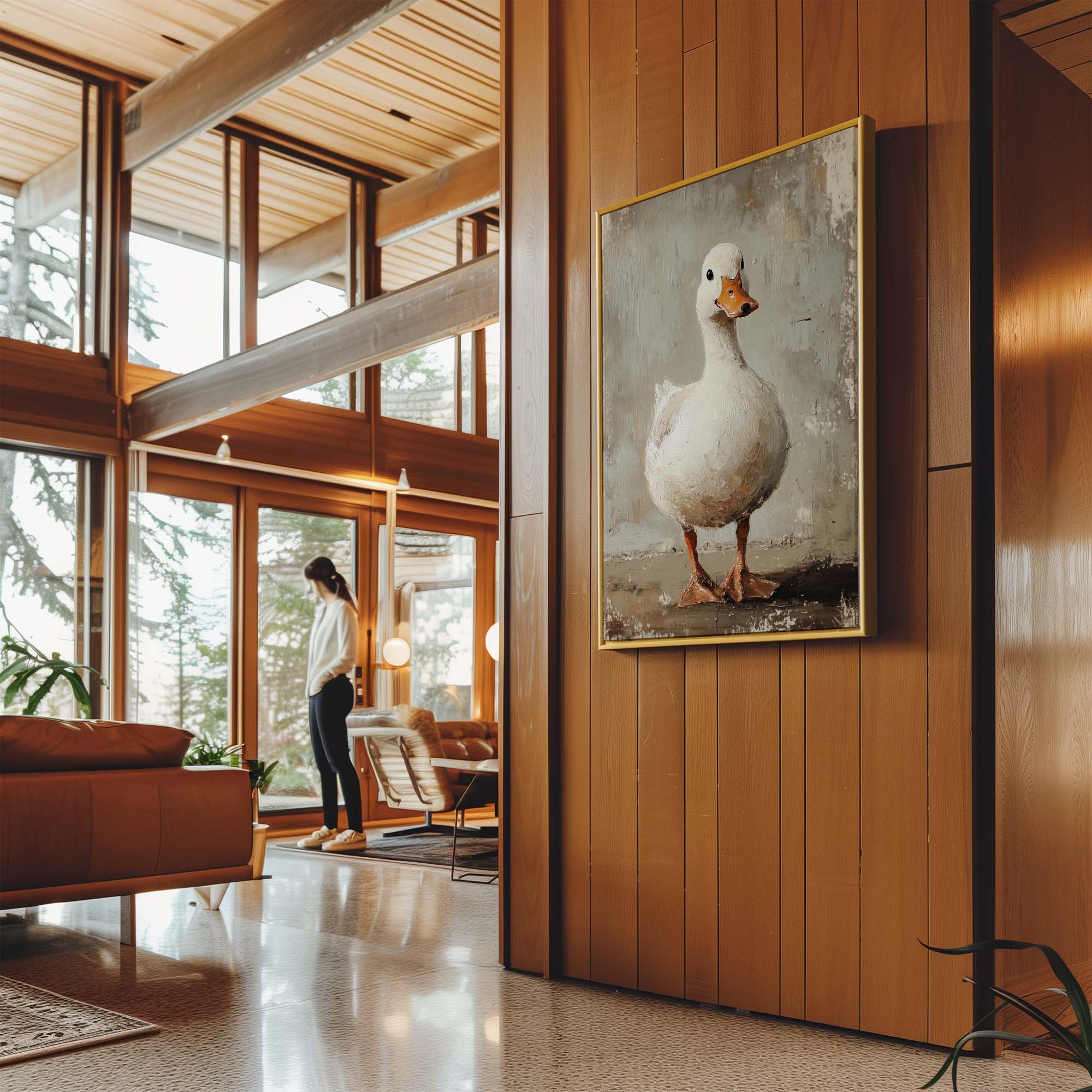 Vintage Quack Canvas Print