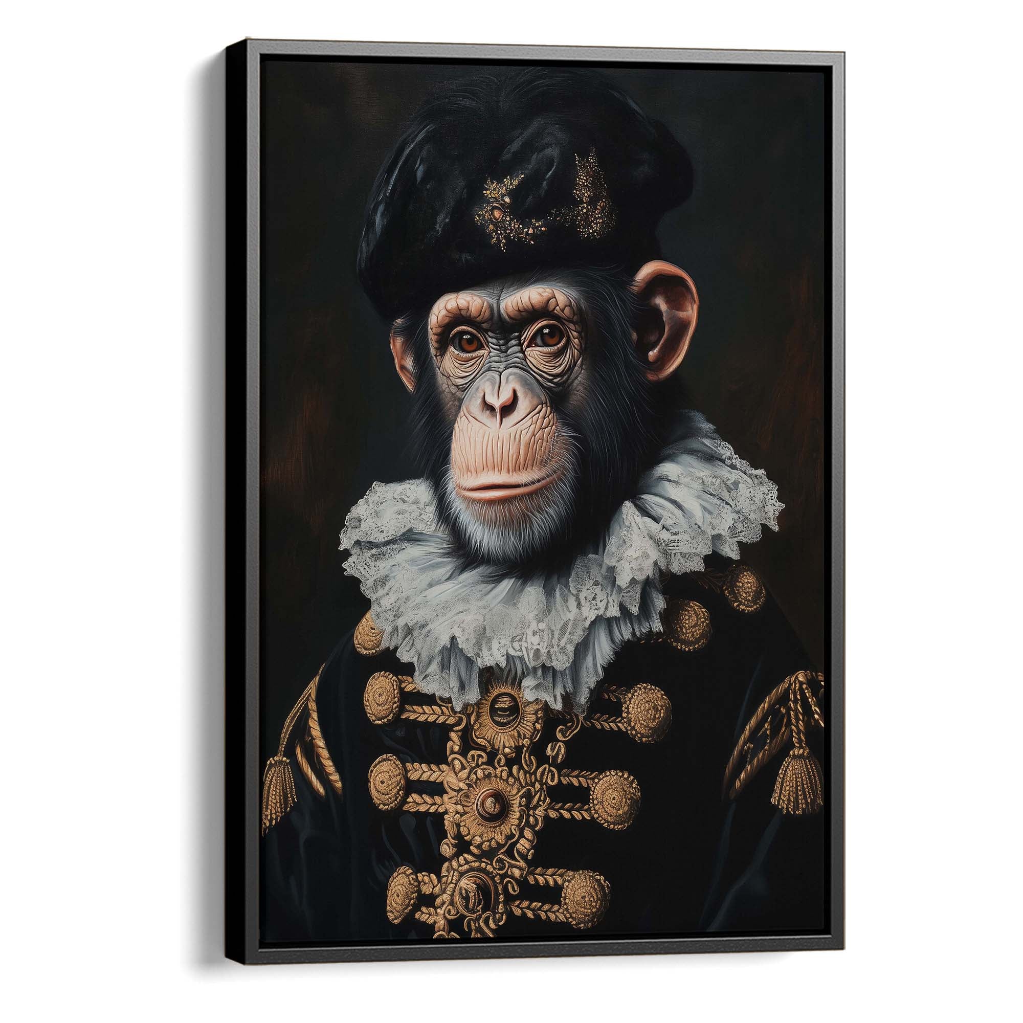 Baroque Chimp Canvas Print Canvas Art Wildfrog Art