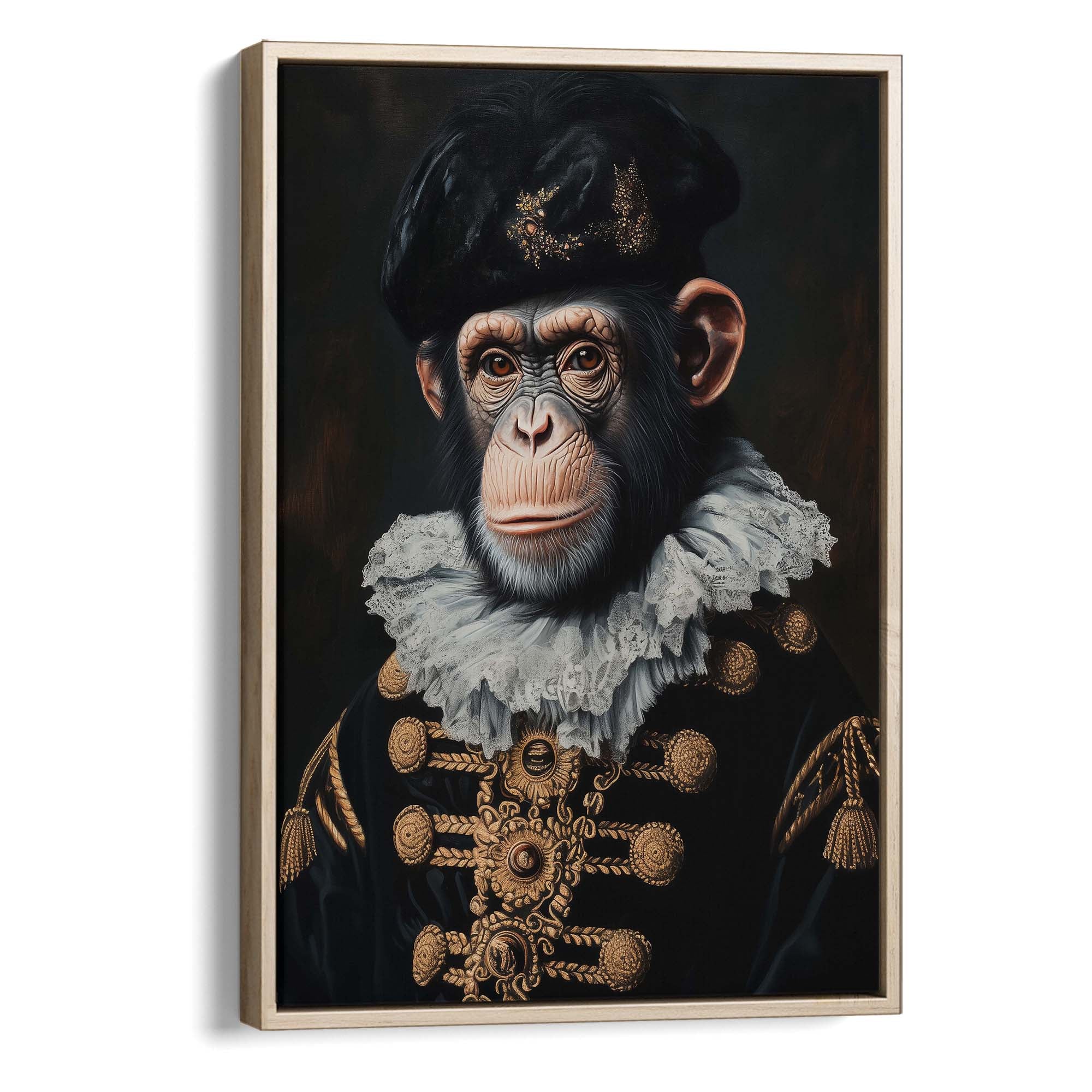 Baroque Chimp Canvas Print Canvas Art Wildfrog Art