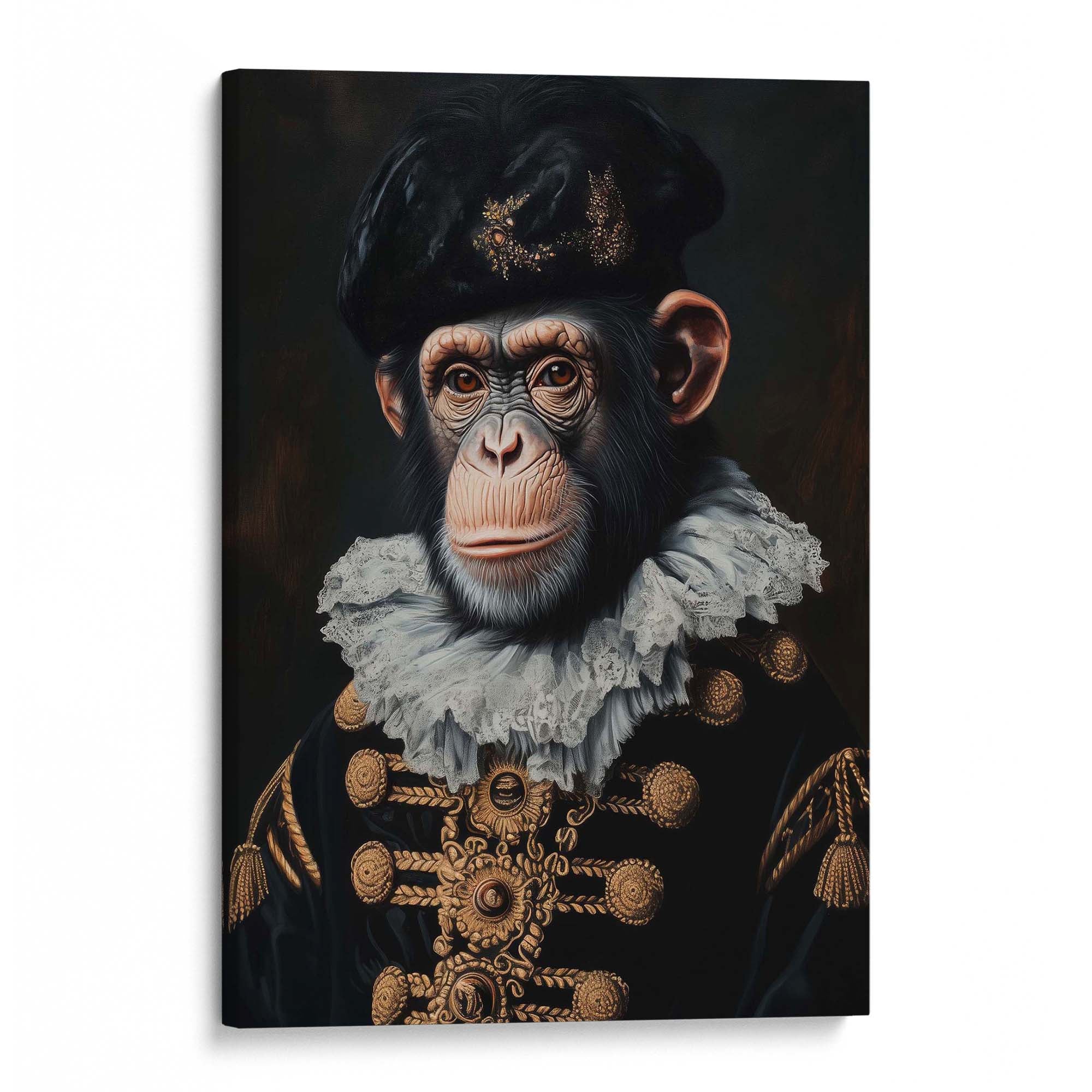Baroque Chimp Canvas Print Canvas Art Wildfrog Art