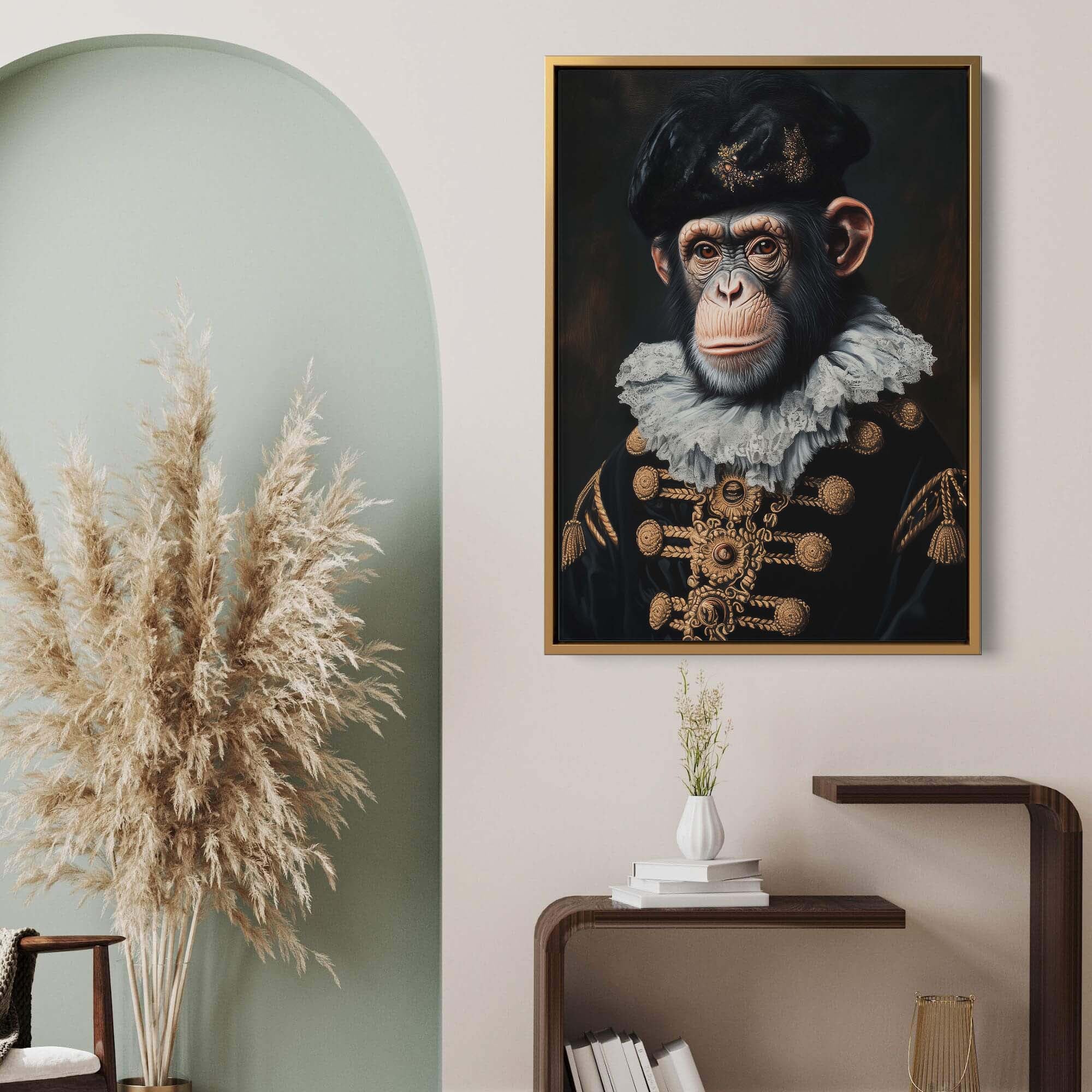 Baroque Chimp Canvas Print Canvas Art Wildfrog Art