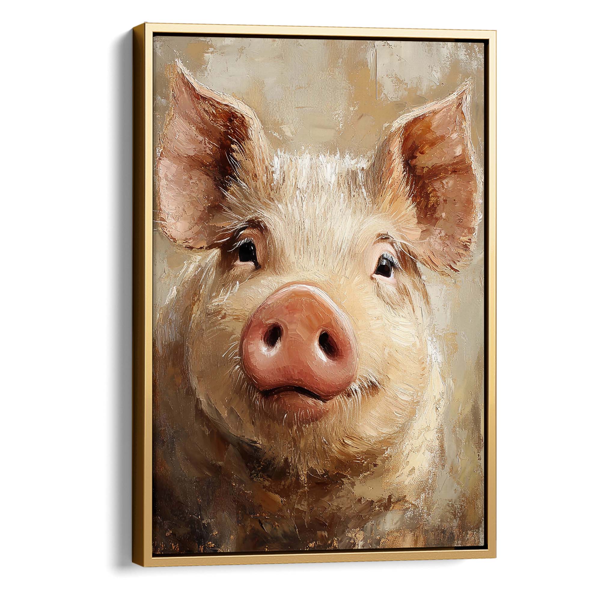 Piglet Cheer Canvas Print