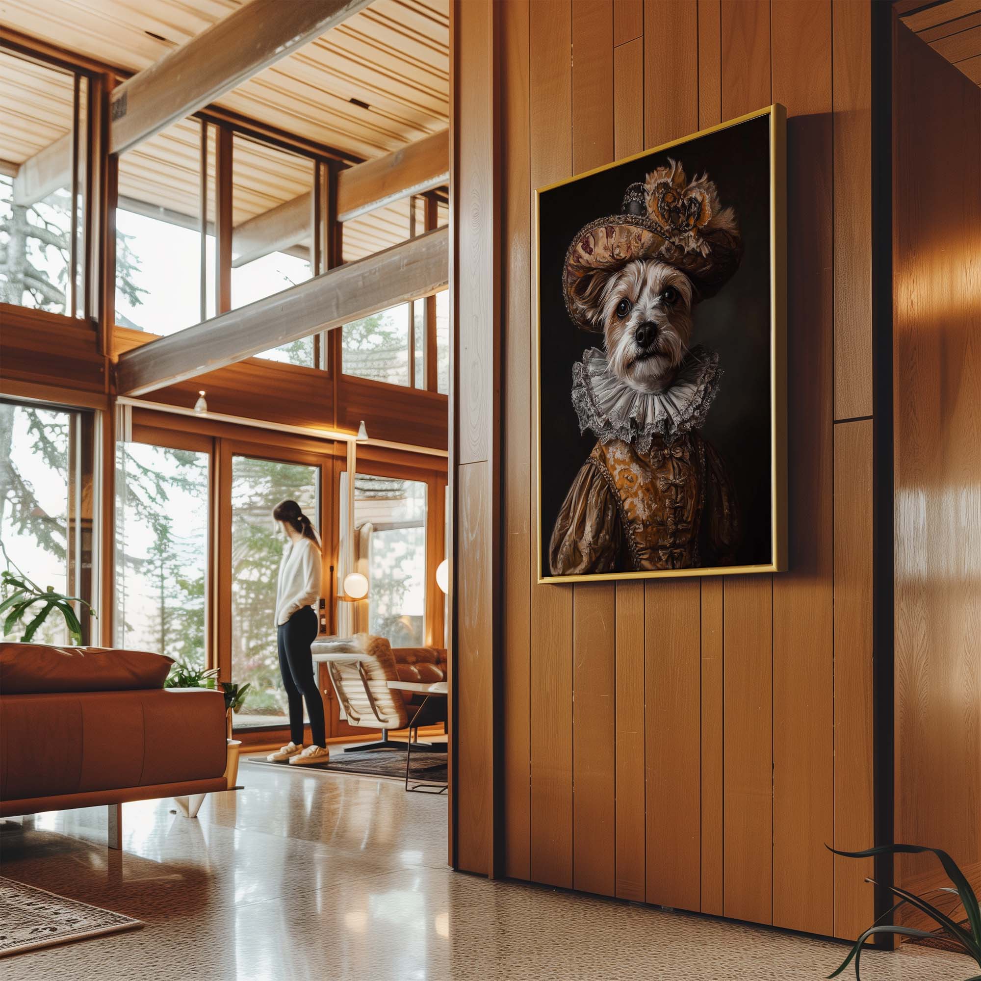 Baroque Dog No1 Canvas Print Canvas Art Wildfrog Art